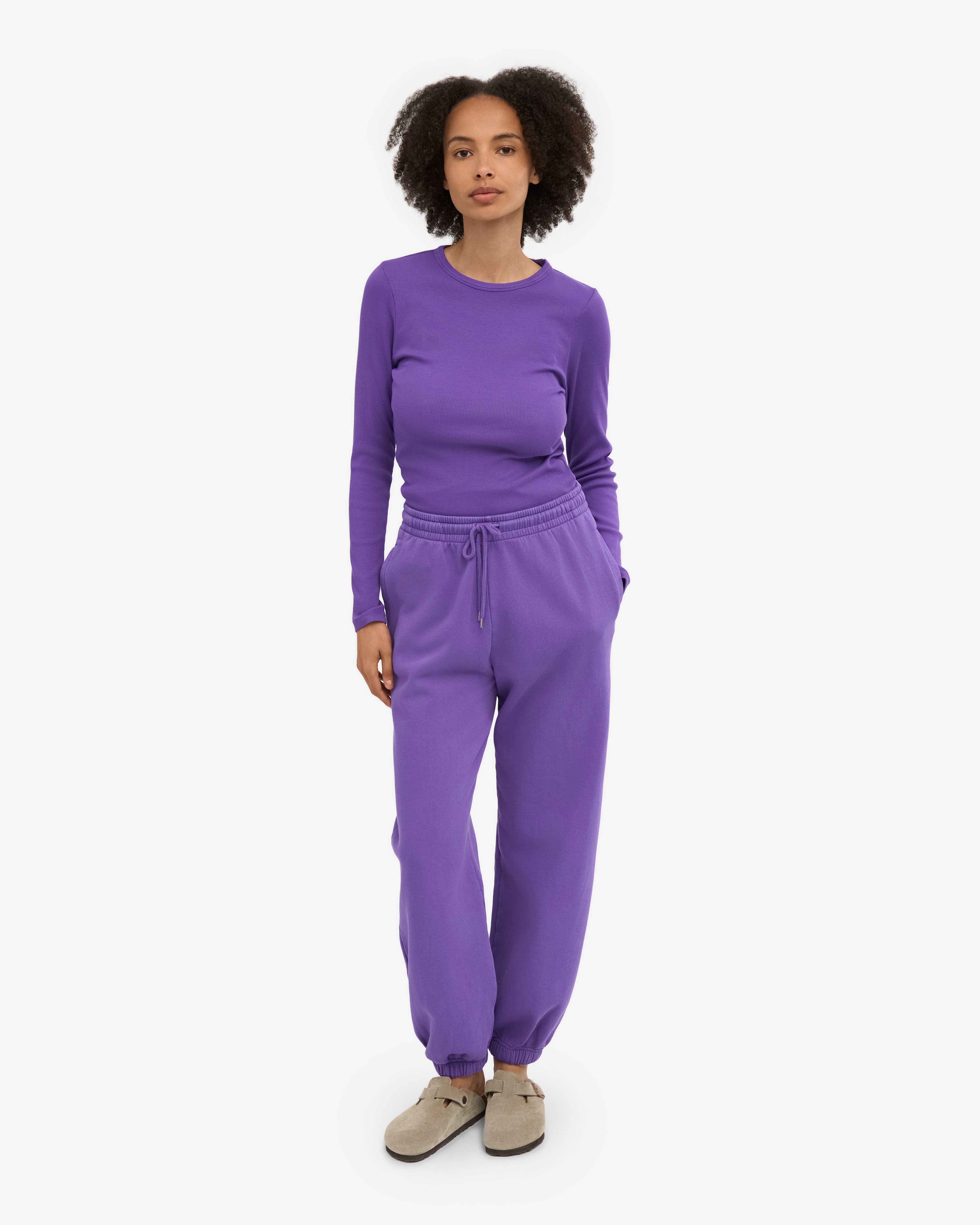 Organic Relaxed Sweatpants - Ultra Violet