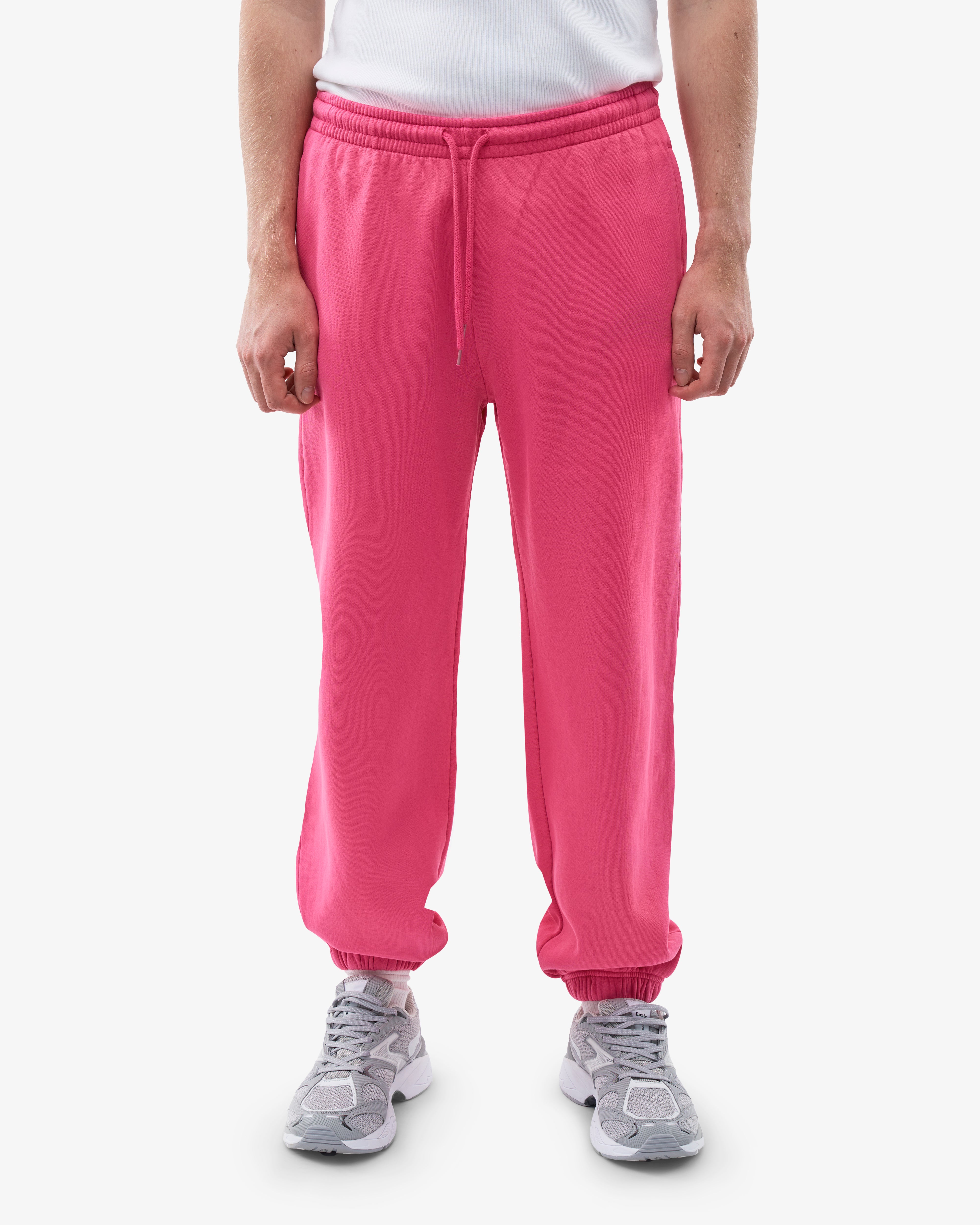 Organic Relaxed Sweatpants - Bubblegum Pink