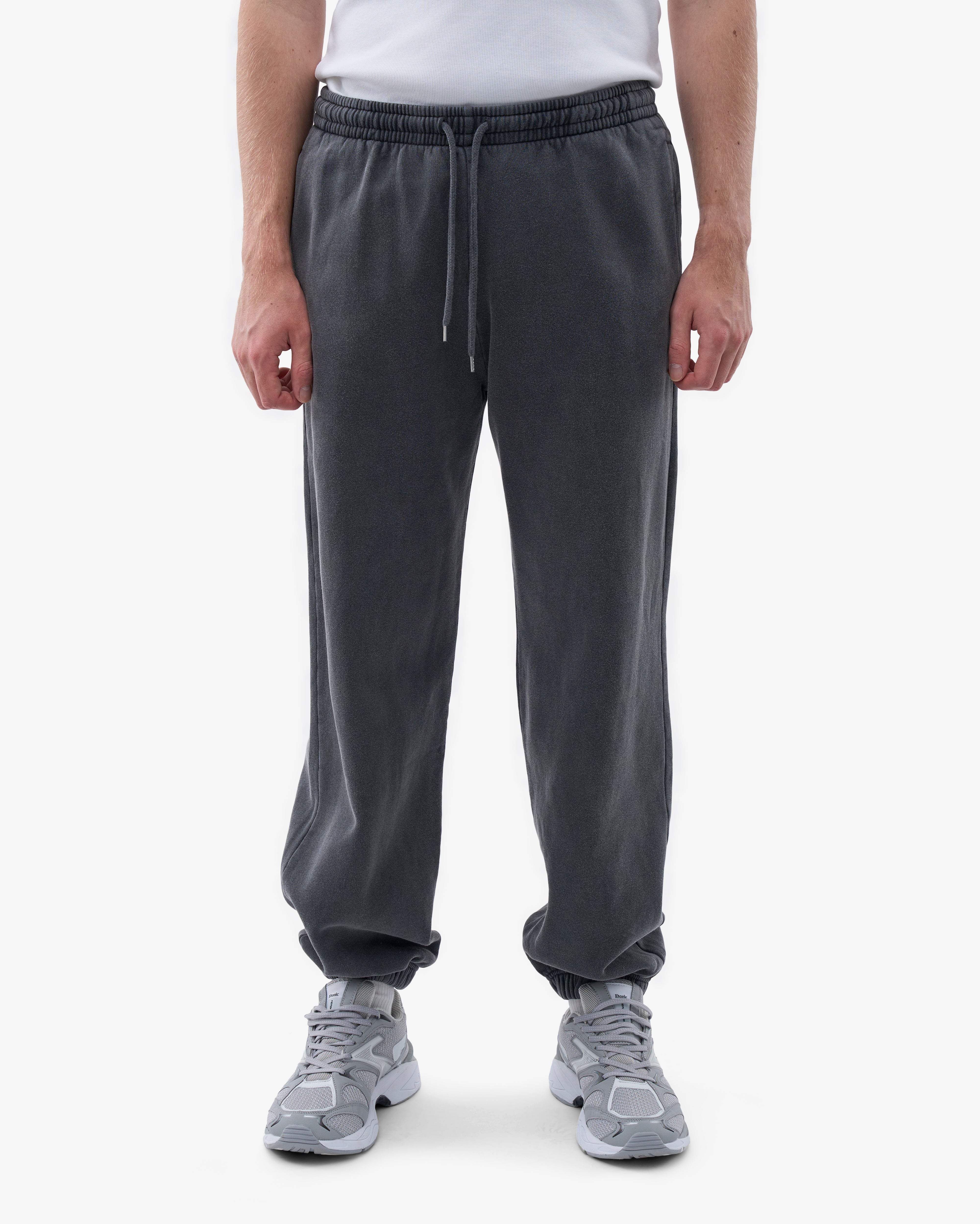 Organic Relaxed Sweatpants - Faded Black