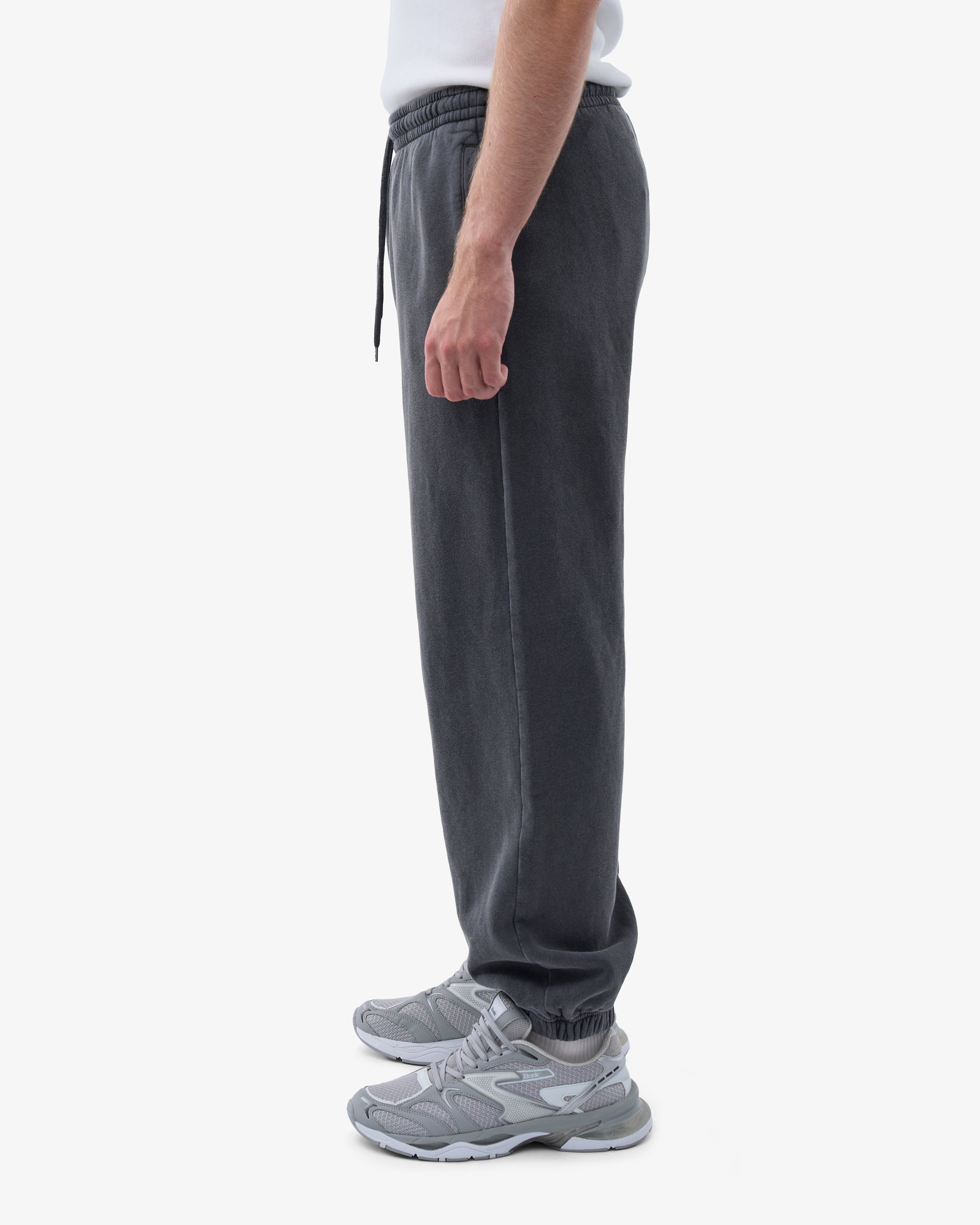 Organic Relaxed Sweatsuit - Faded Black