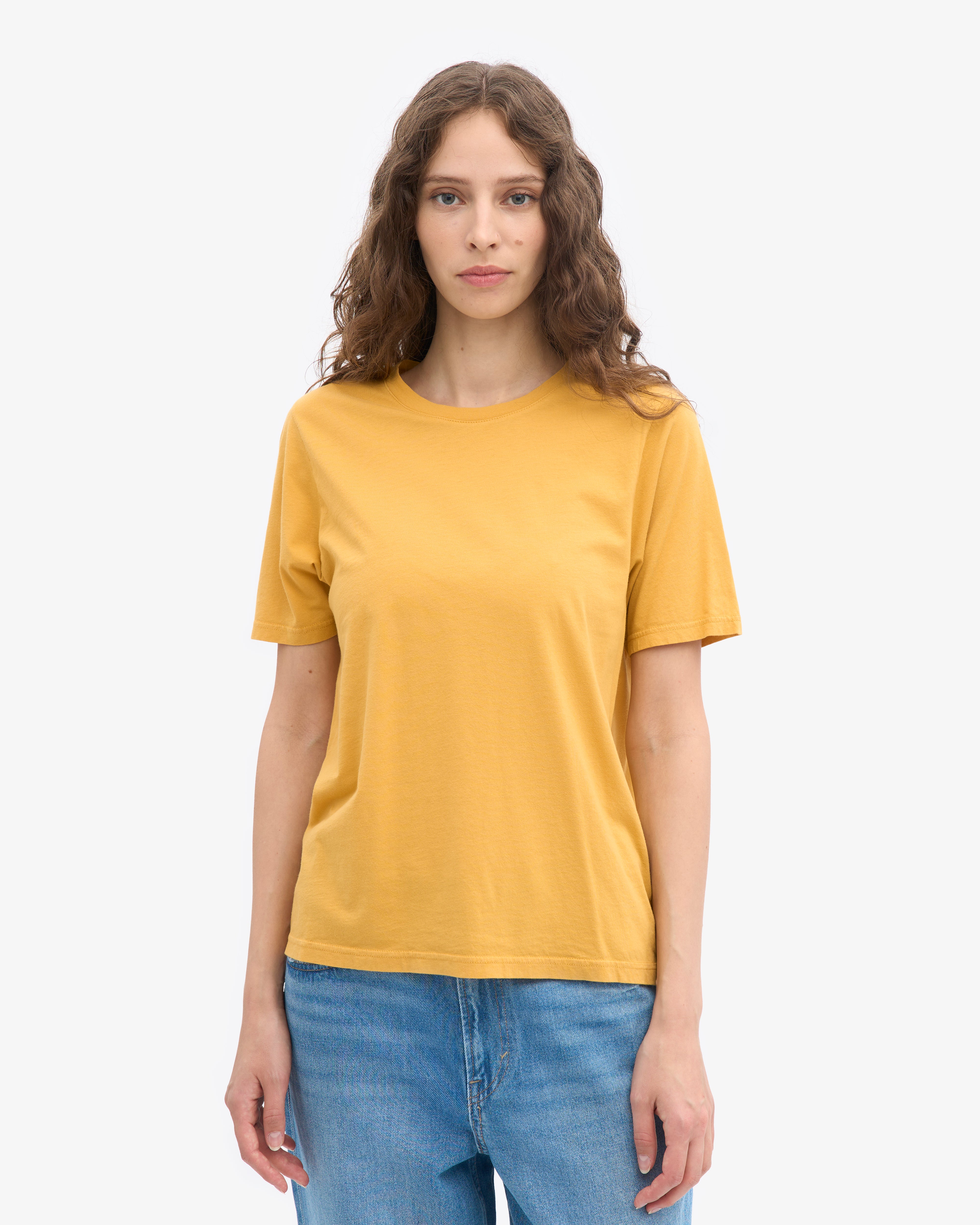 Women Light Organic Tee - Burned Yellow