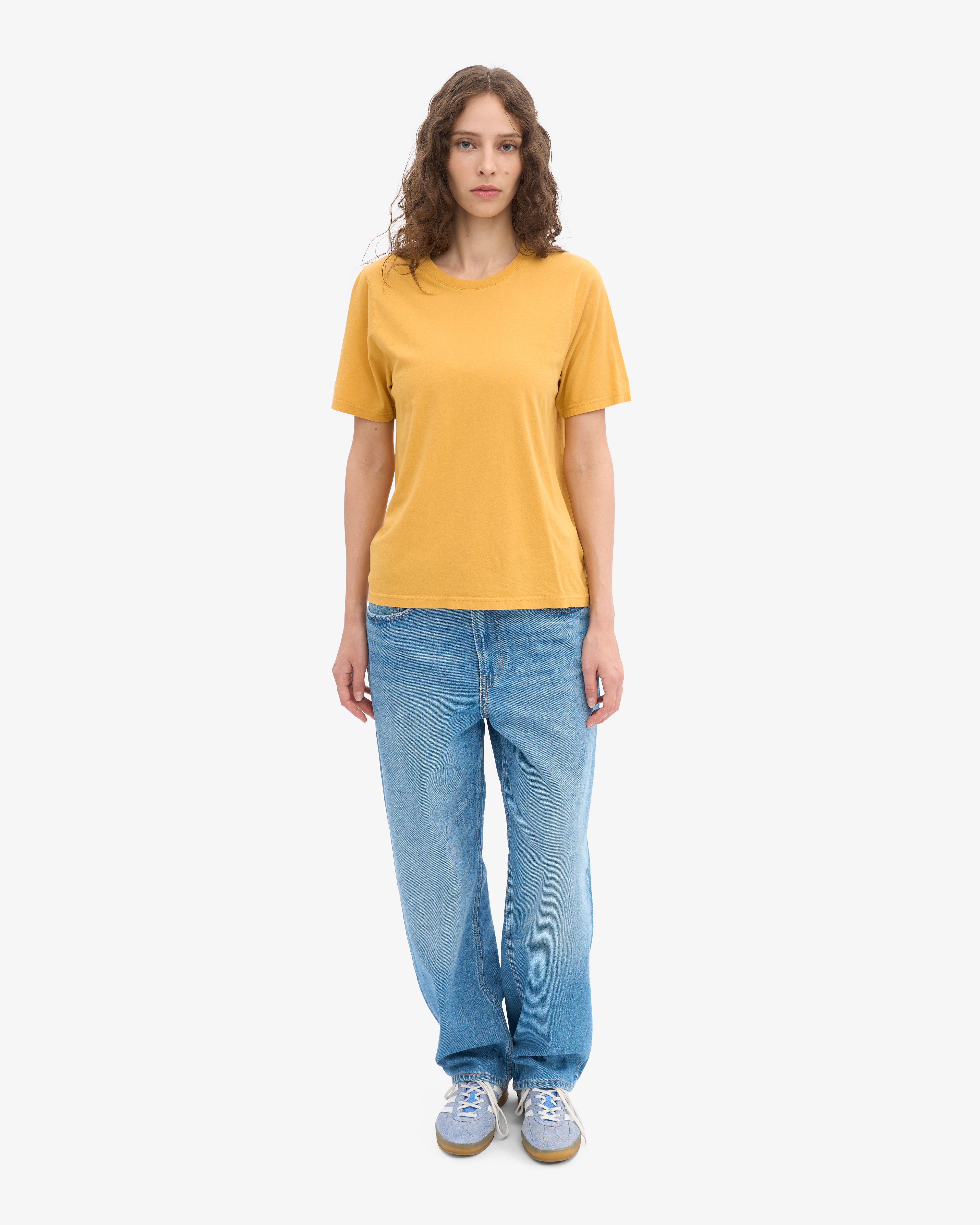 Women Light Organic Tee - Burned Yellow