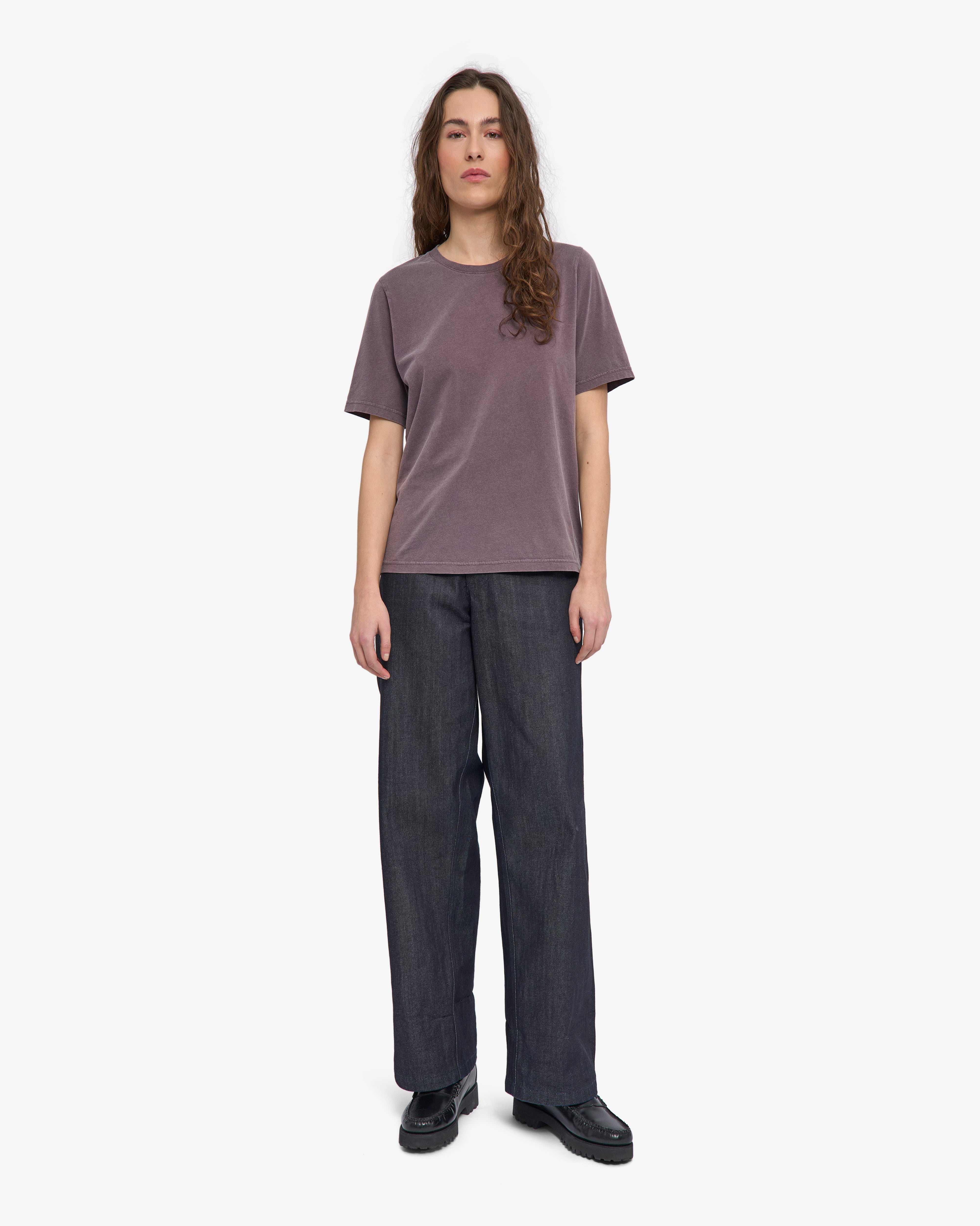 Women Light Organic Tee - Faded Grape