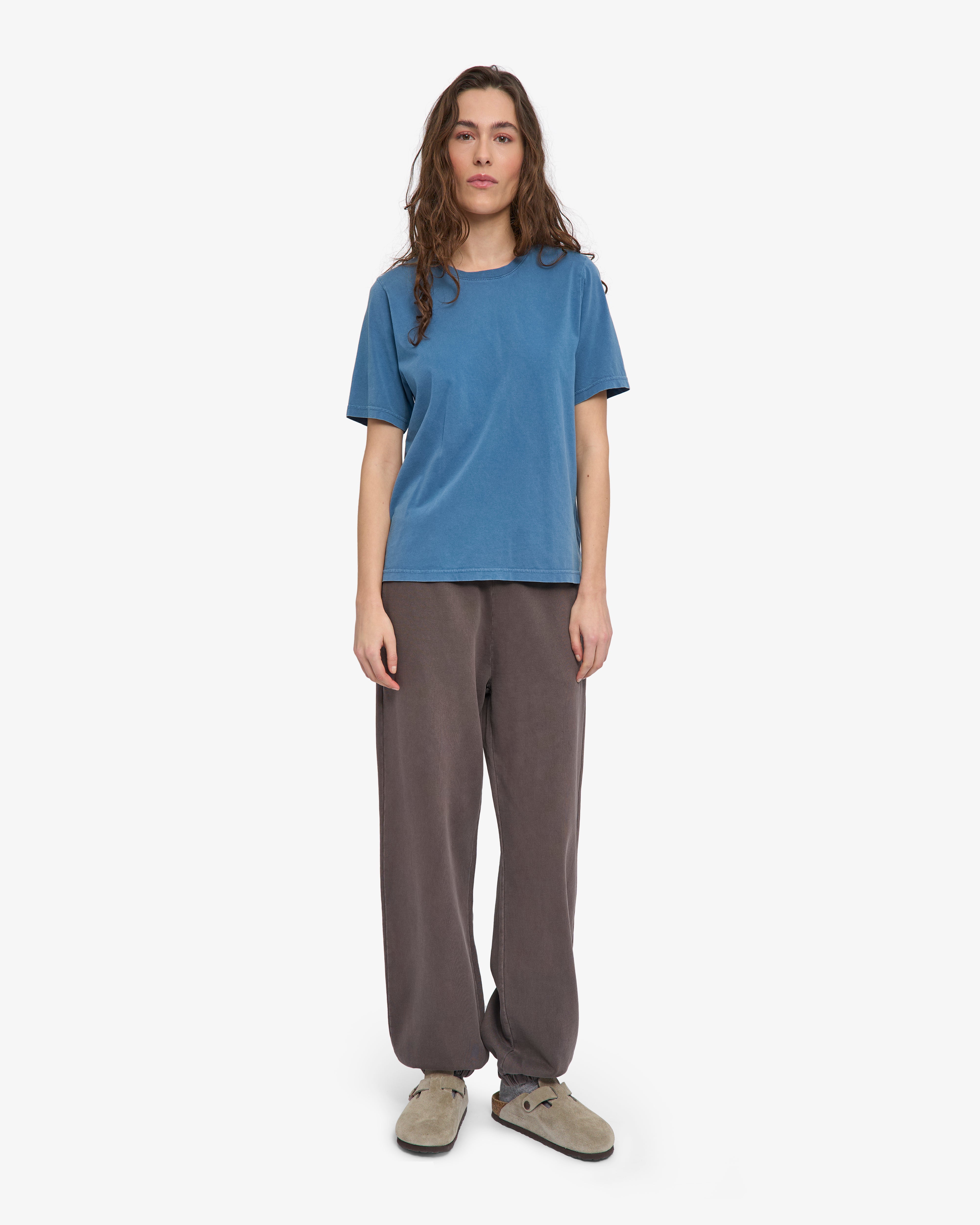 Women Light Organic Tee - Faded Indigo
