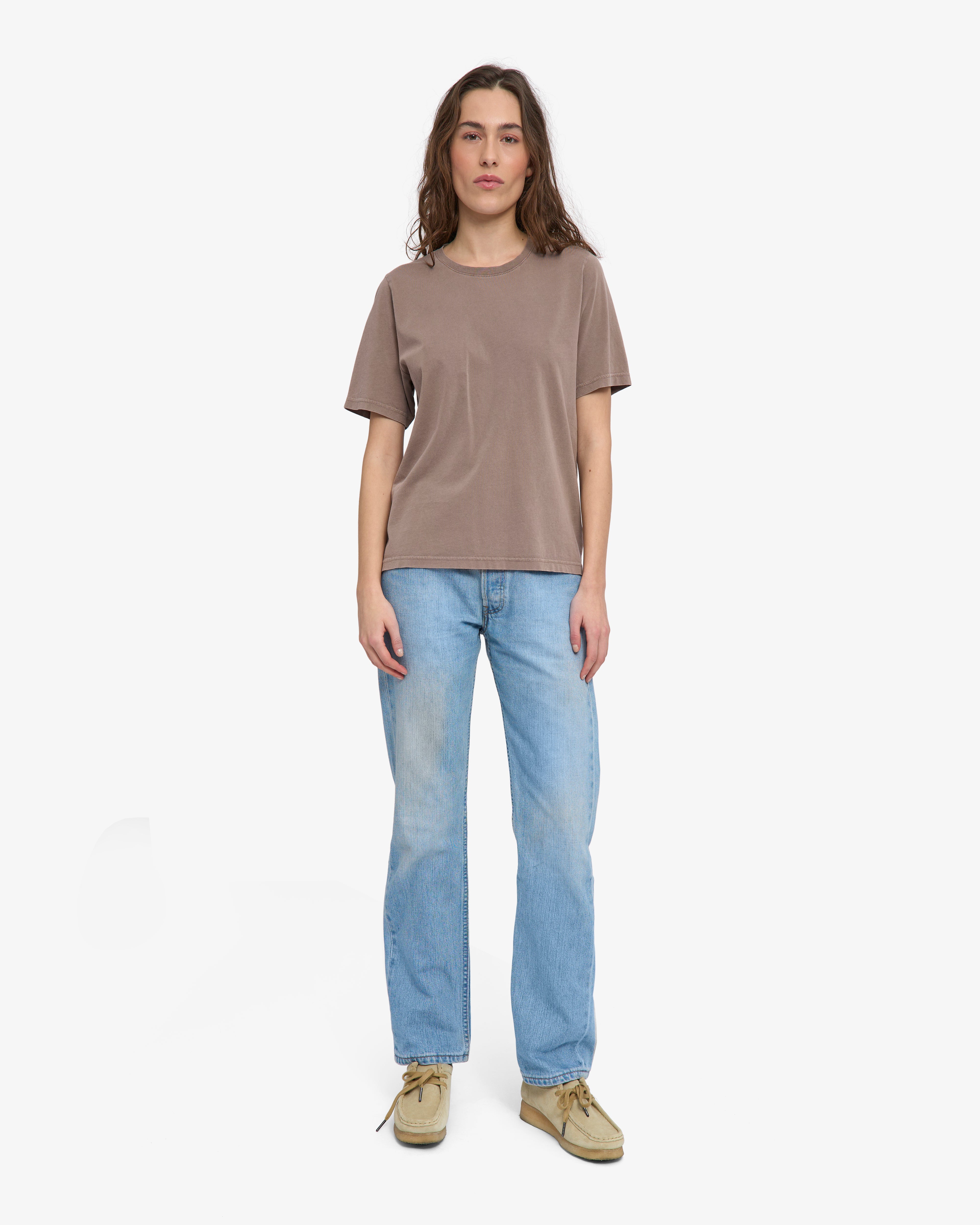 Women Light Organic Tee - Faded Khaki