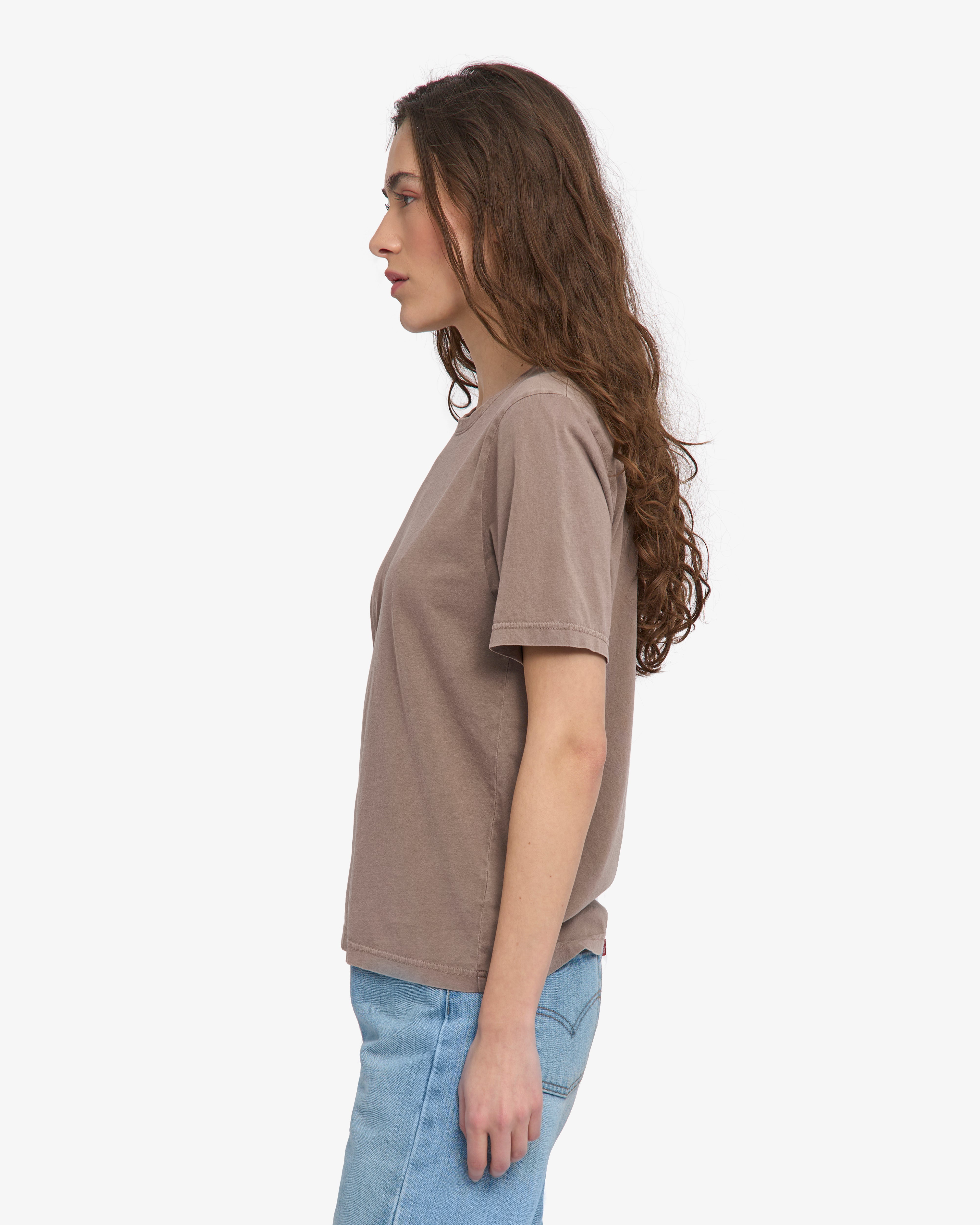 Women Light Organic Tee - Faded Khaki