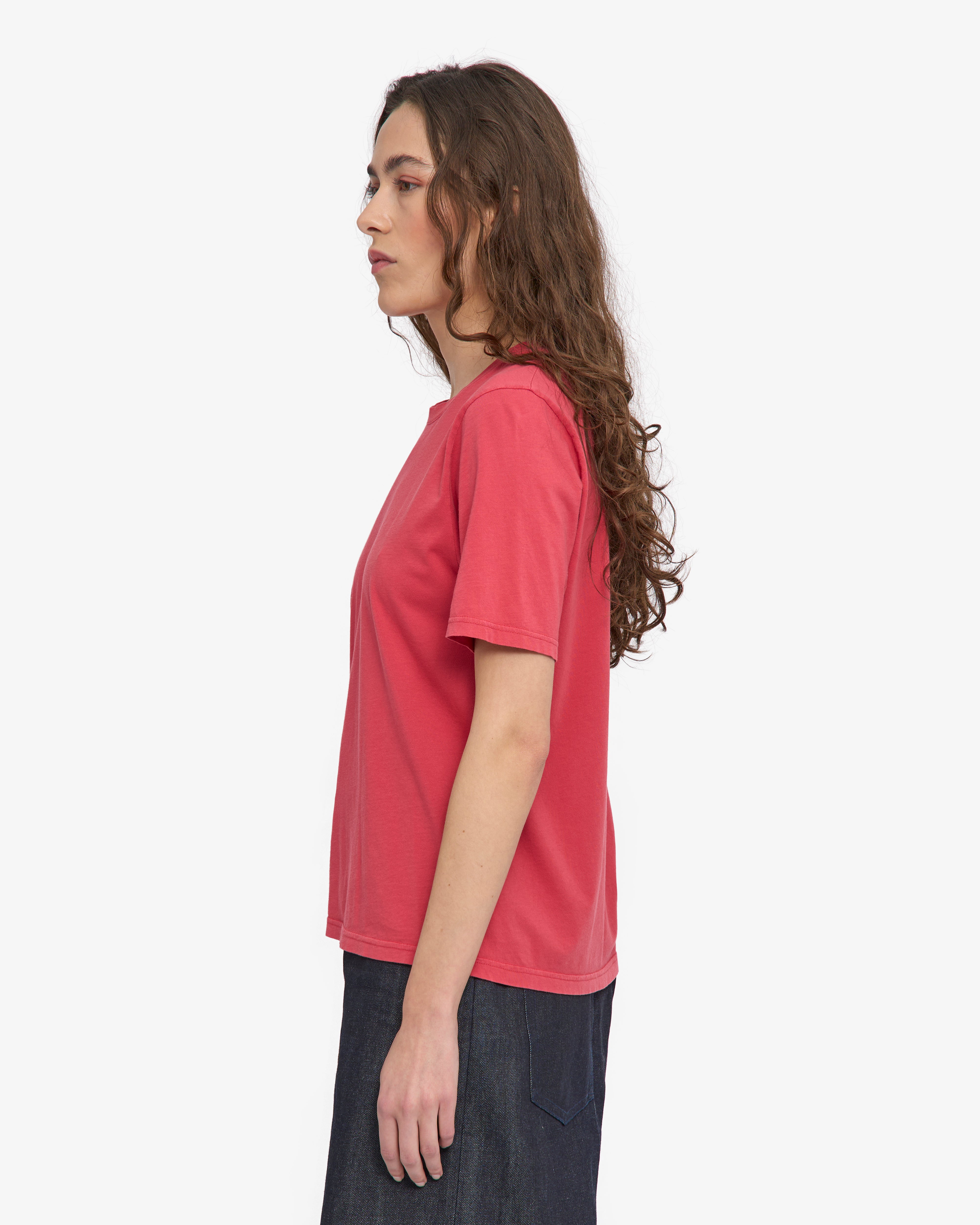 Women Light Organic Tee - Faded Red