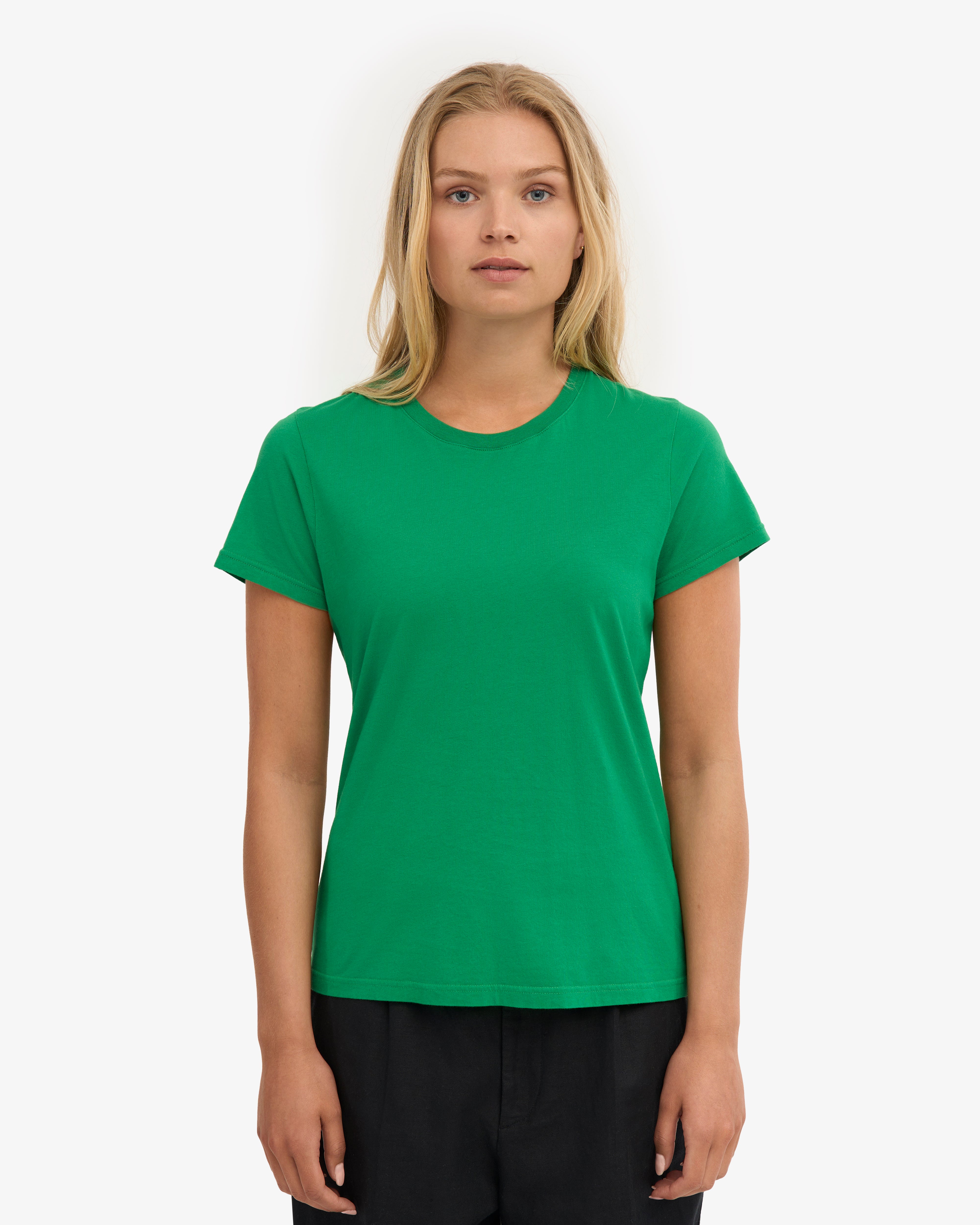 Women Light Organic Tee - Kelly Green