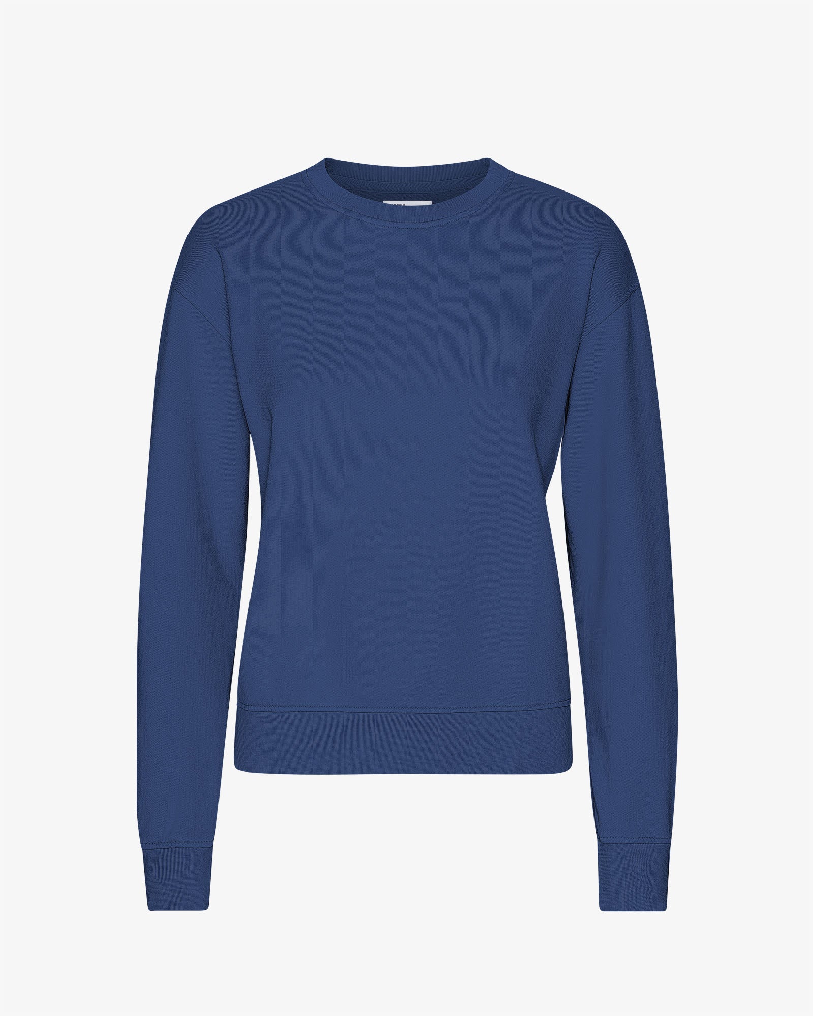 Women Classic Organic Crew Marine Blue Colorful Standard