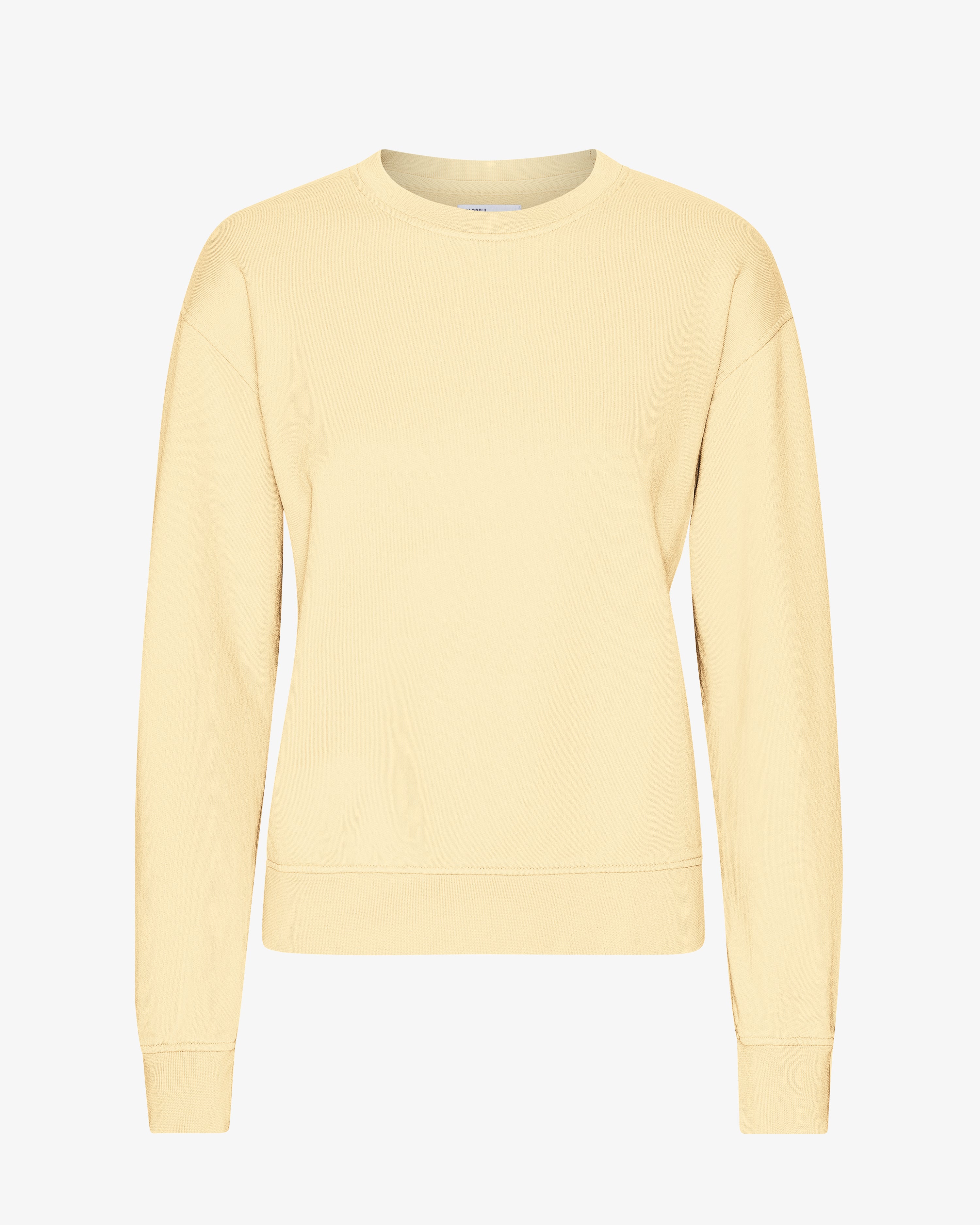 Women Classic Organic Crew - Soft Yellow
