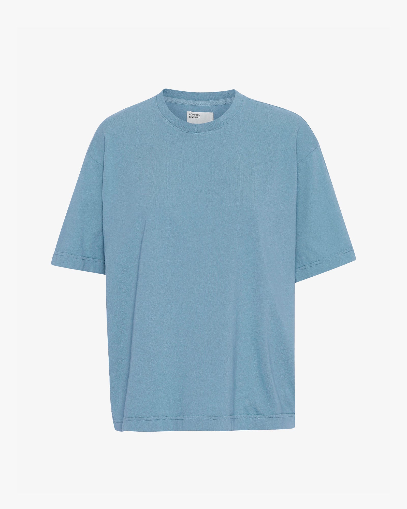 Oversized Organic T-Shirt - Stone Blue