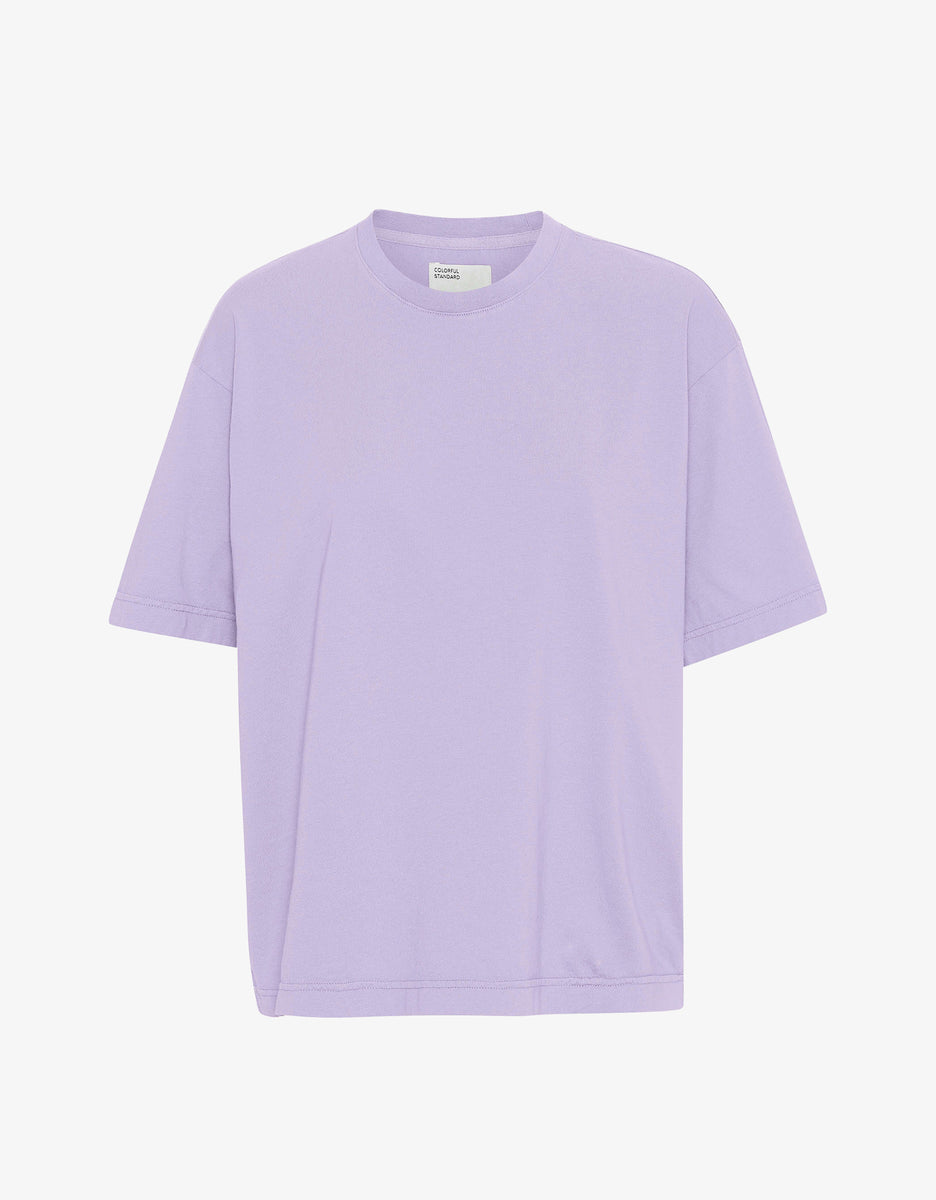 Oversized Organic T-Shirt - Soft Lavender