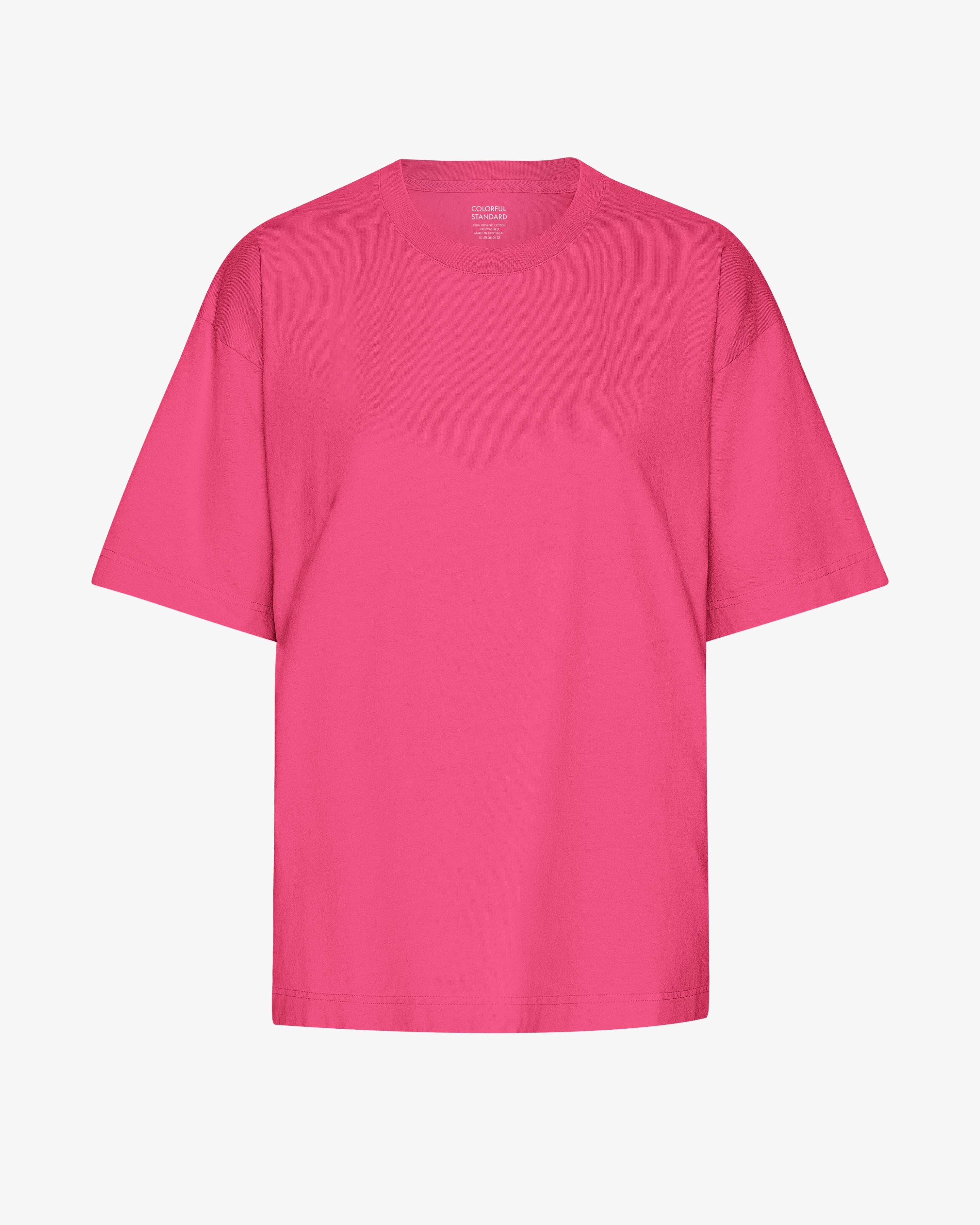 Oversized Organic T-Shirt - Bubblegum Pink