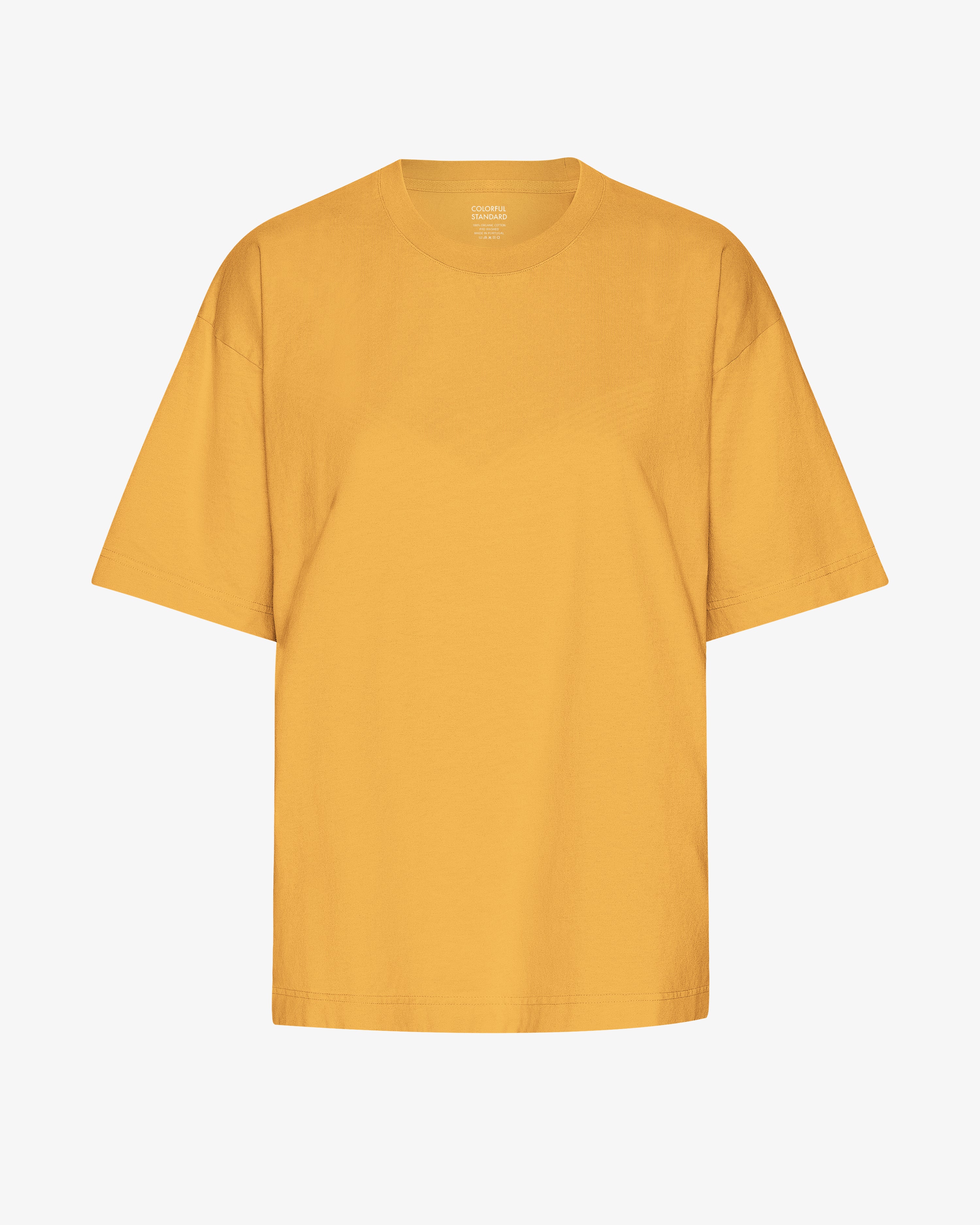 Oversized Organic T-Shirt - Burned Yellow
