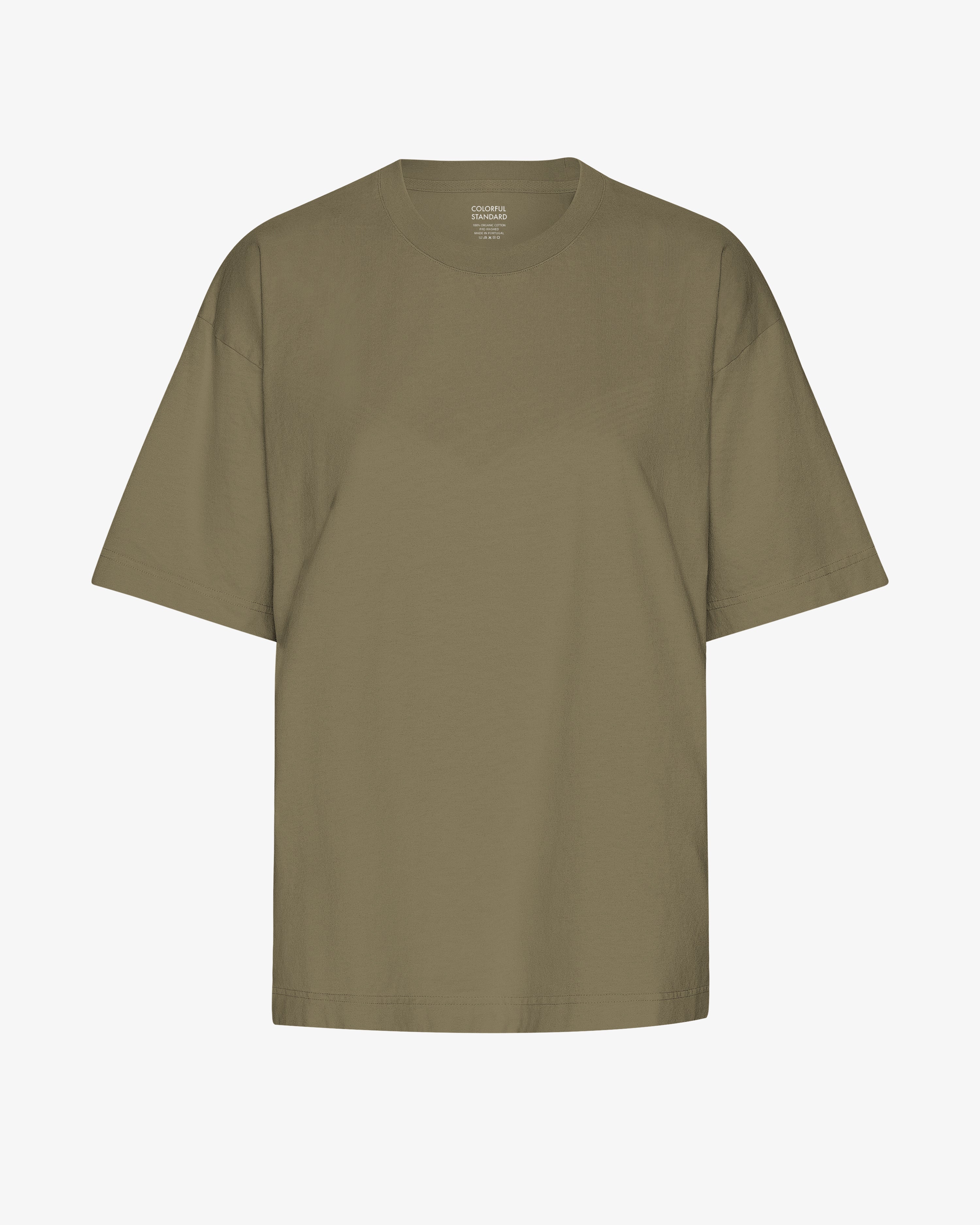 Oversized Organic T-Shirt - Dusty Olive
