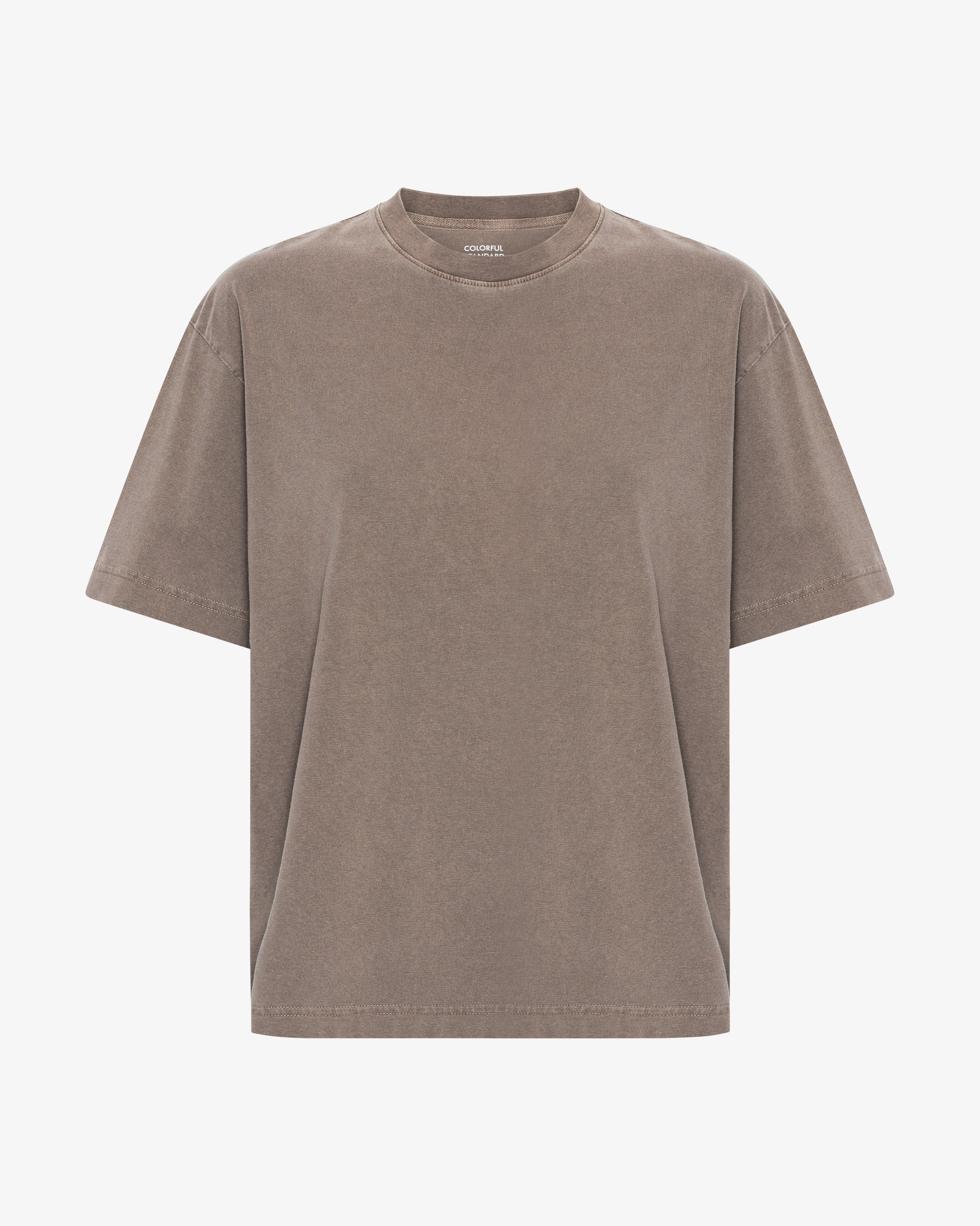 Oversized Organic T-Shirt - Faded Khaki