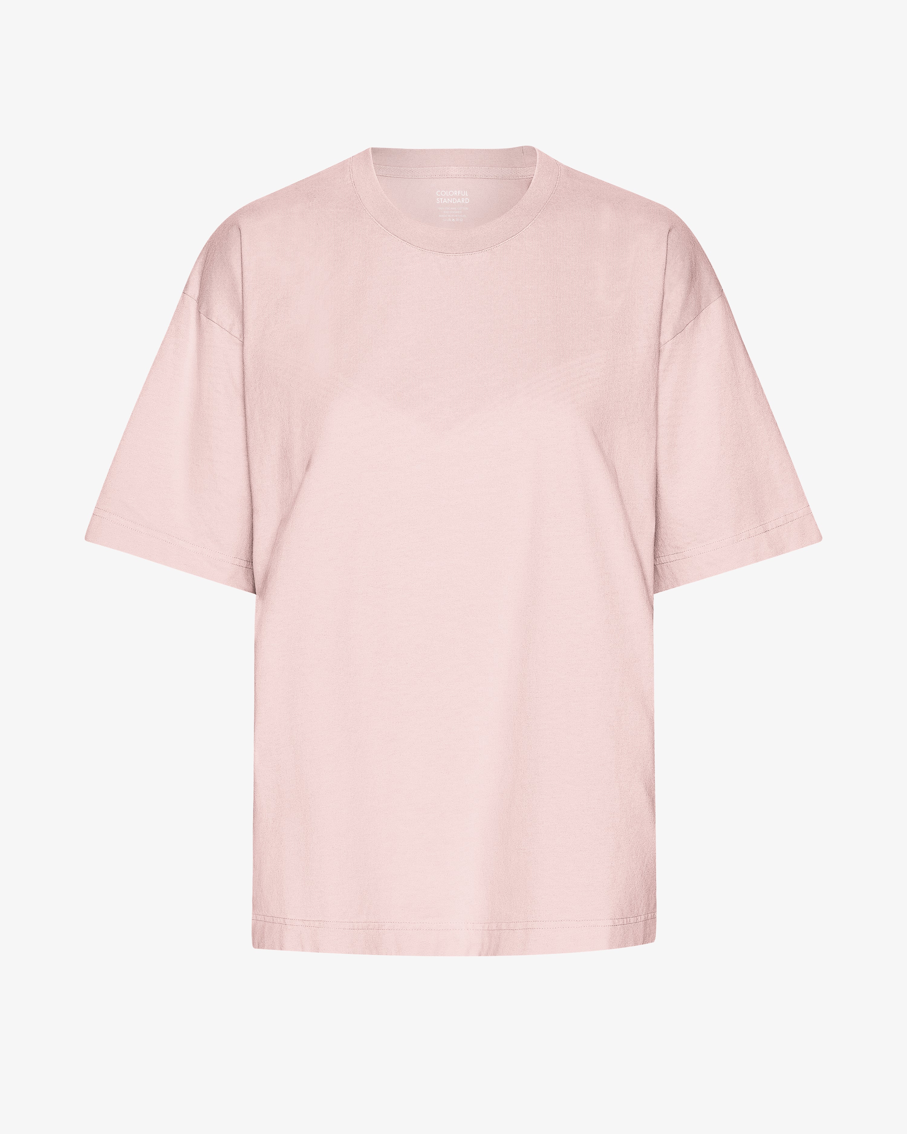 Oversized Organic T-Shirt - Faded Pink
