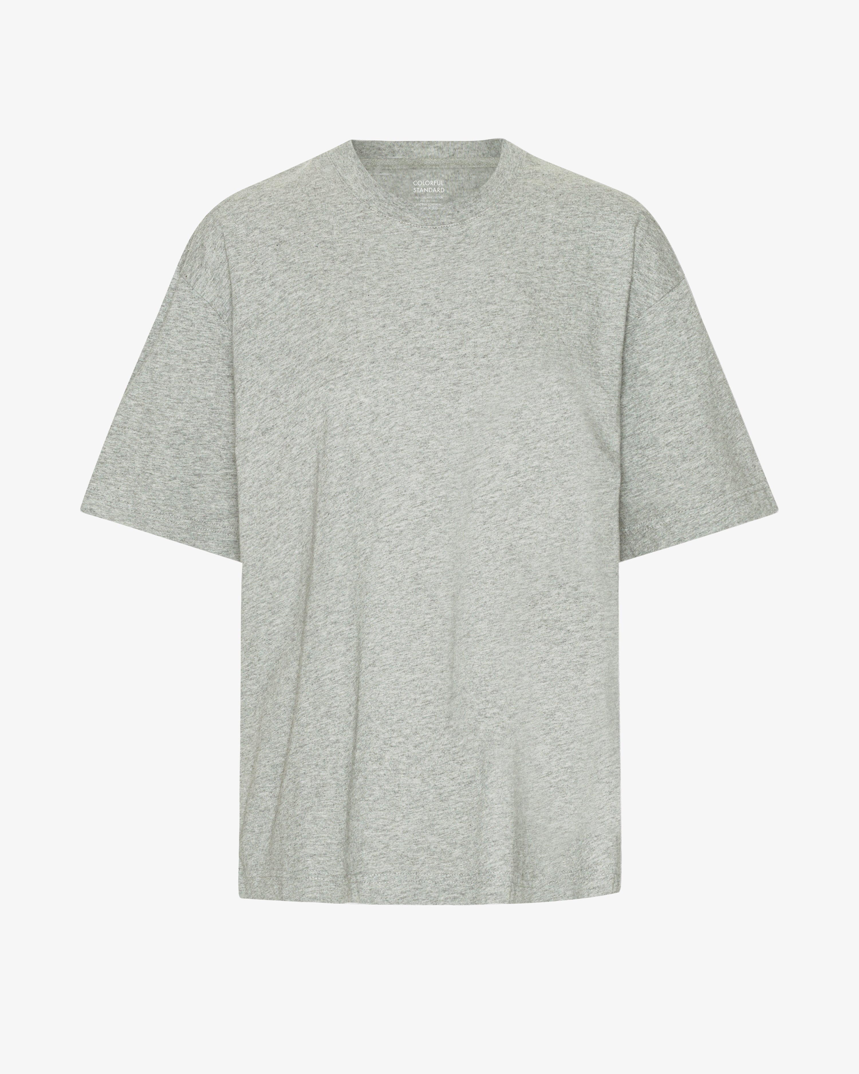 Oversized Organic T-Shirt - Heather Grey