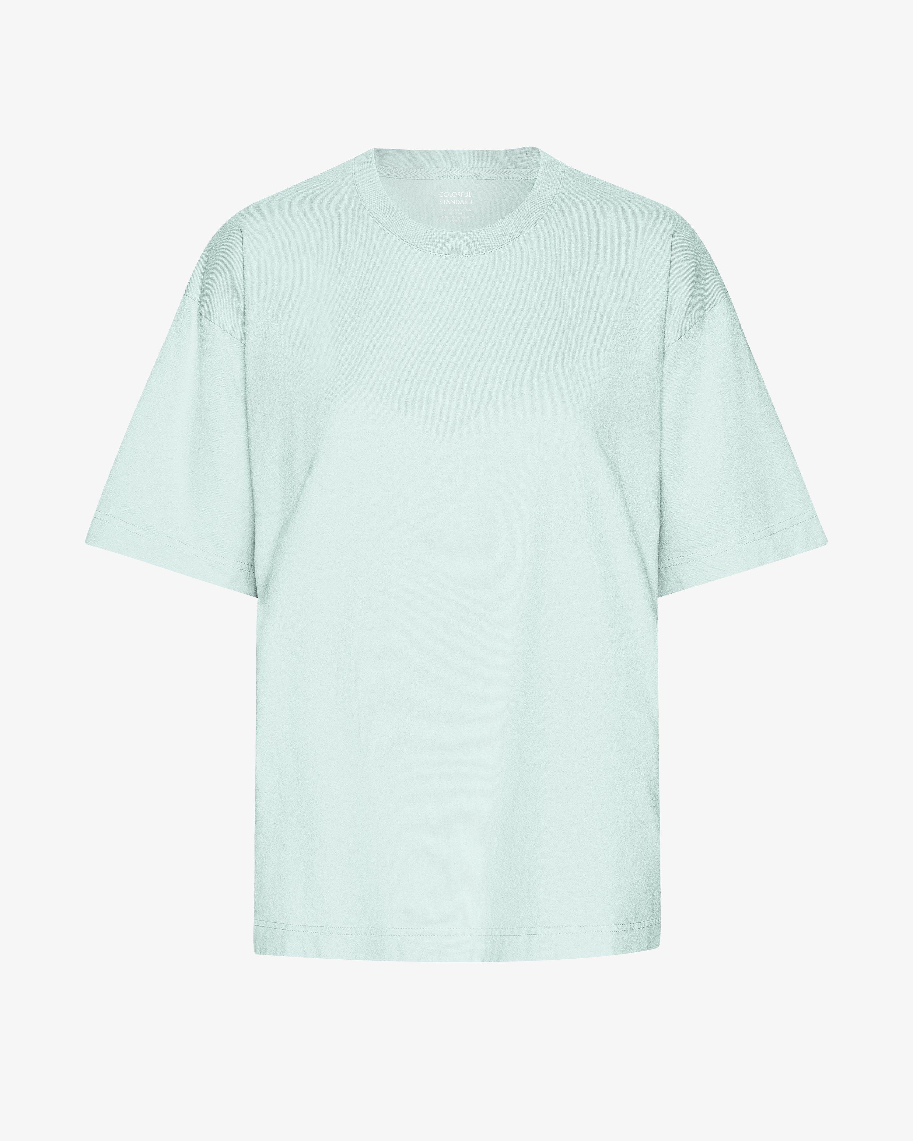 Oversized Organic T-Shirt - Light Aqua