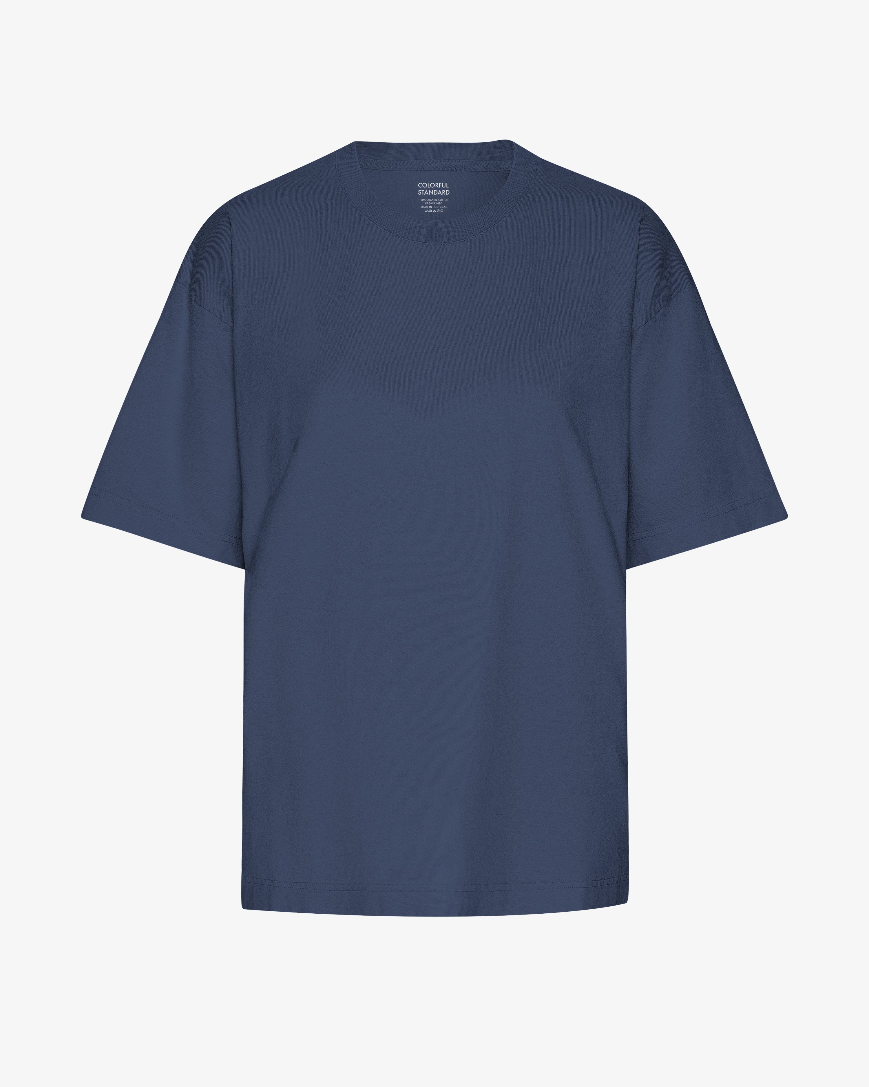 Oversized Organic T-Shirt - Petrol Blue