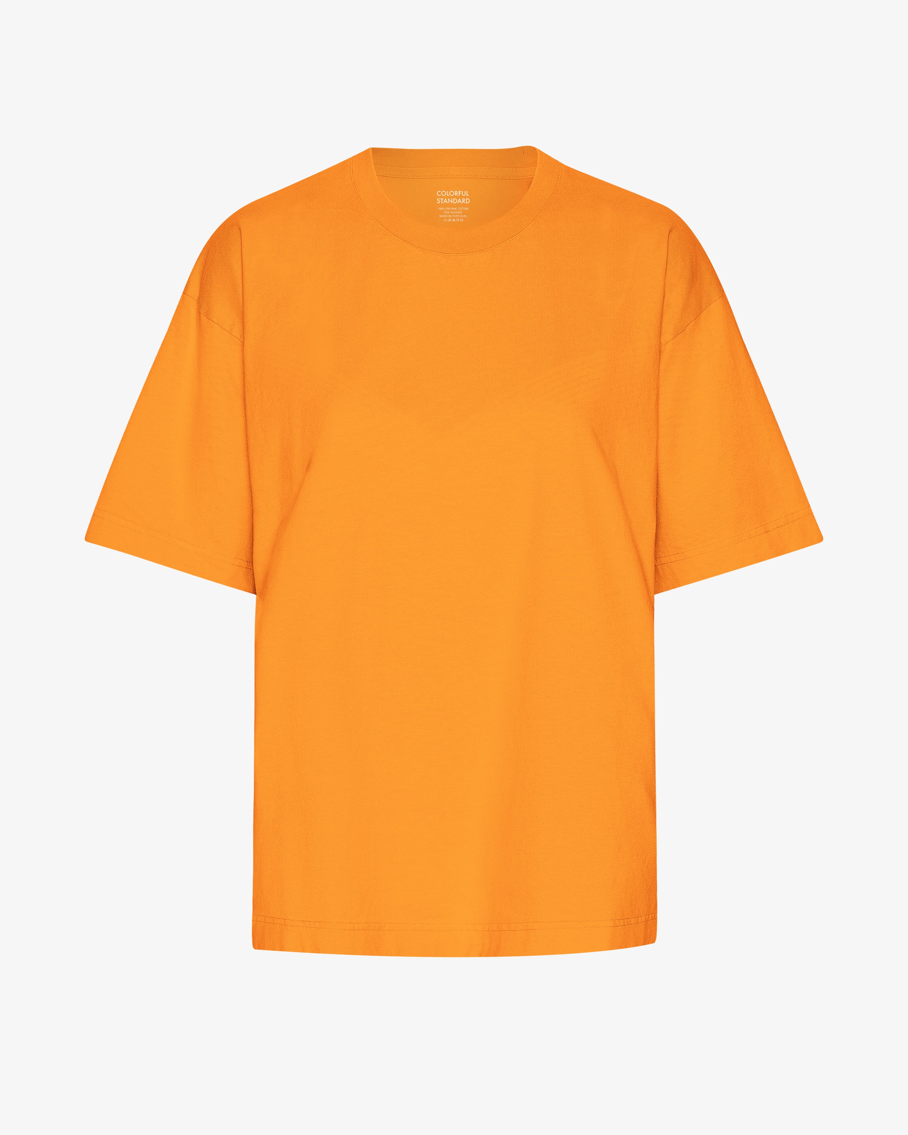 Oversized Organic T-Shirt - Sunny Orange
