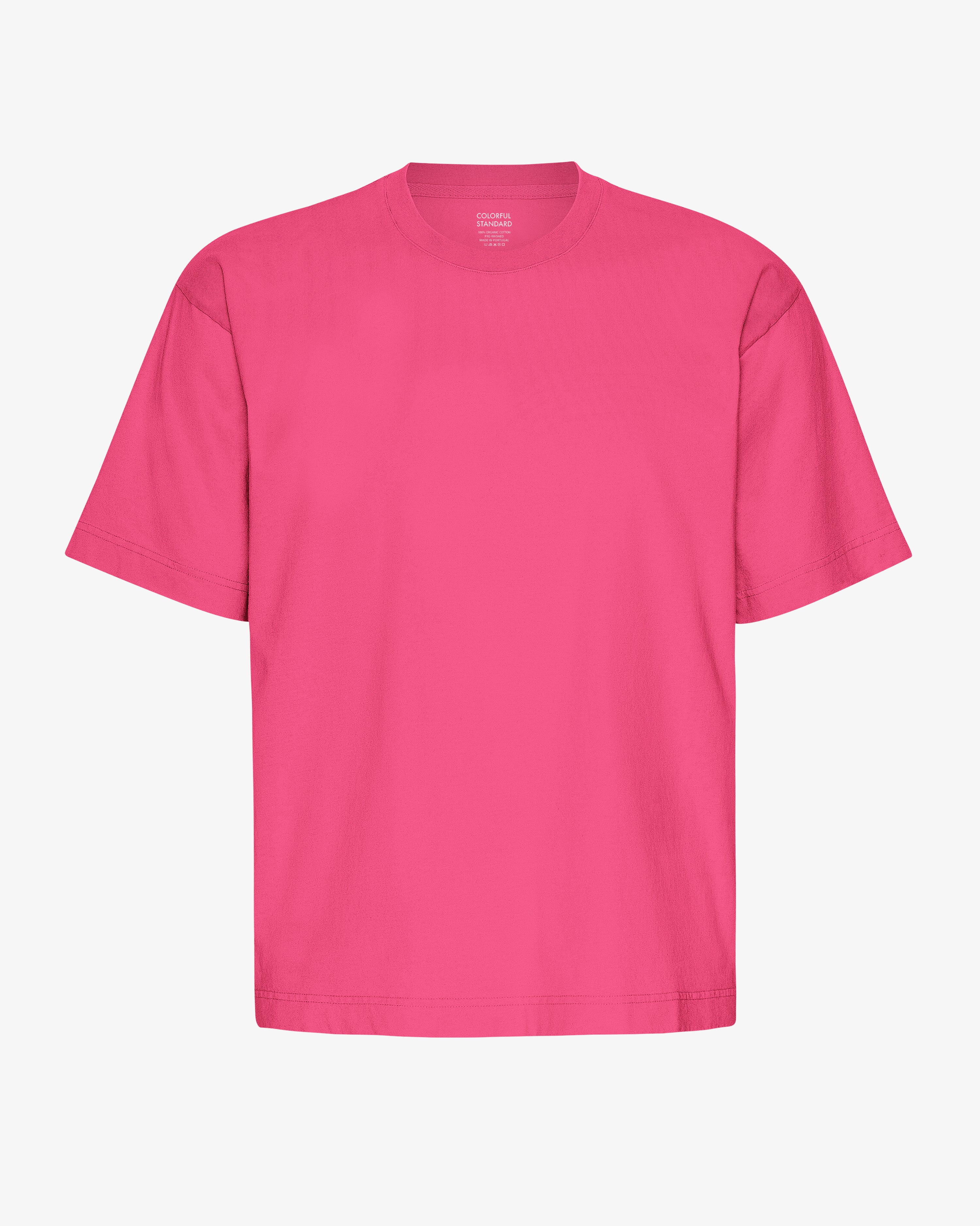Oversized Organic T-Shirt - Bubblegum Pink