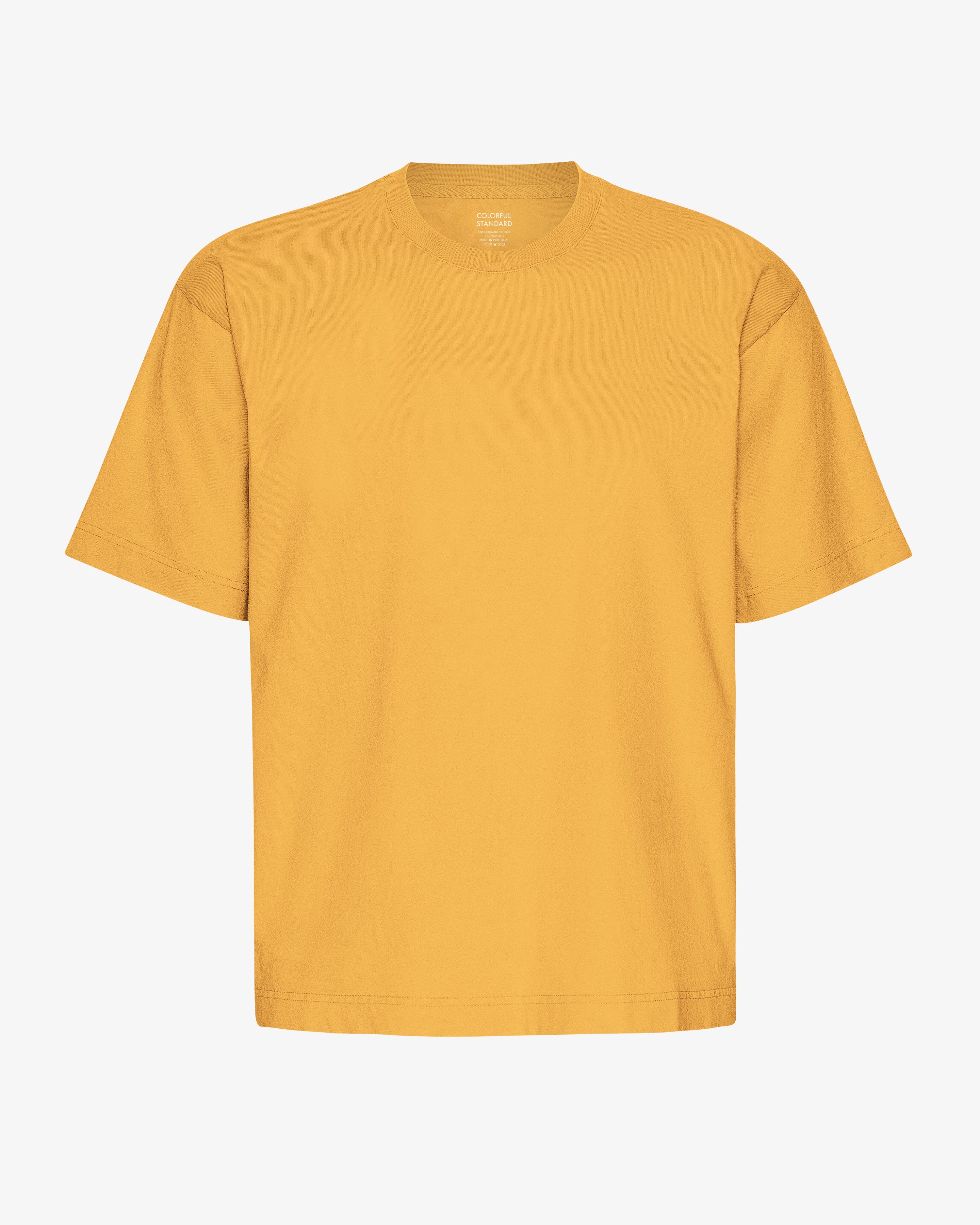 Oversized Organic T-Shirt - Burned Yellow