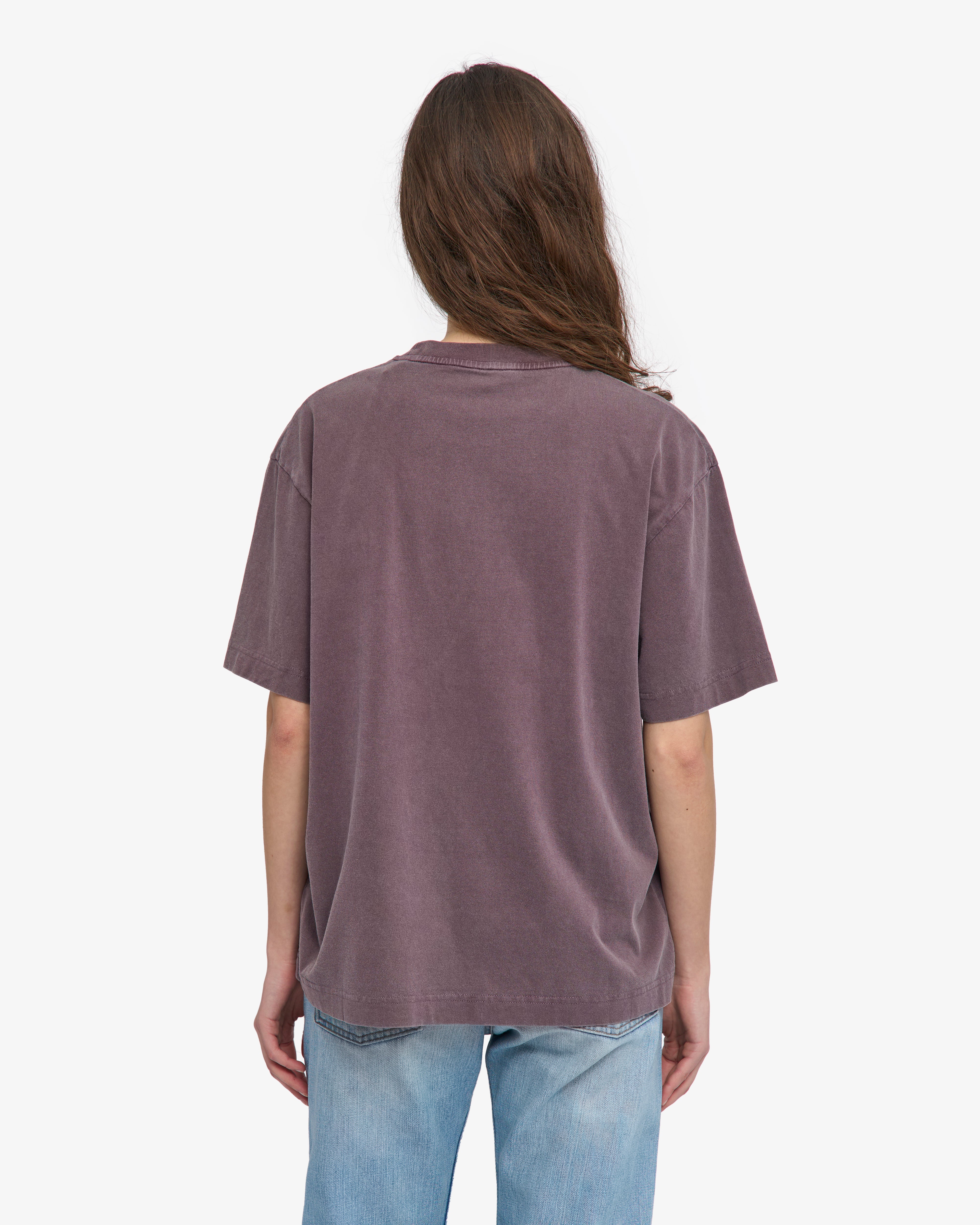 Oversized Organic T-Shirt - Faded Grape