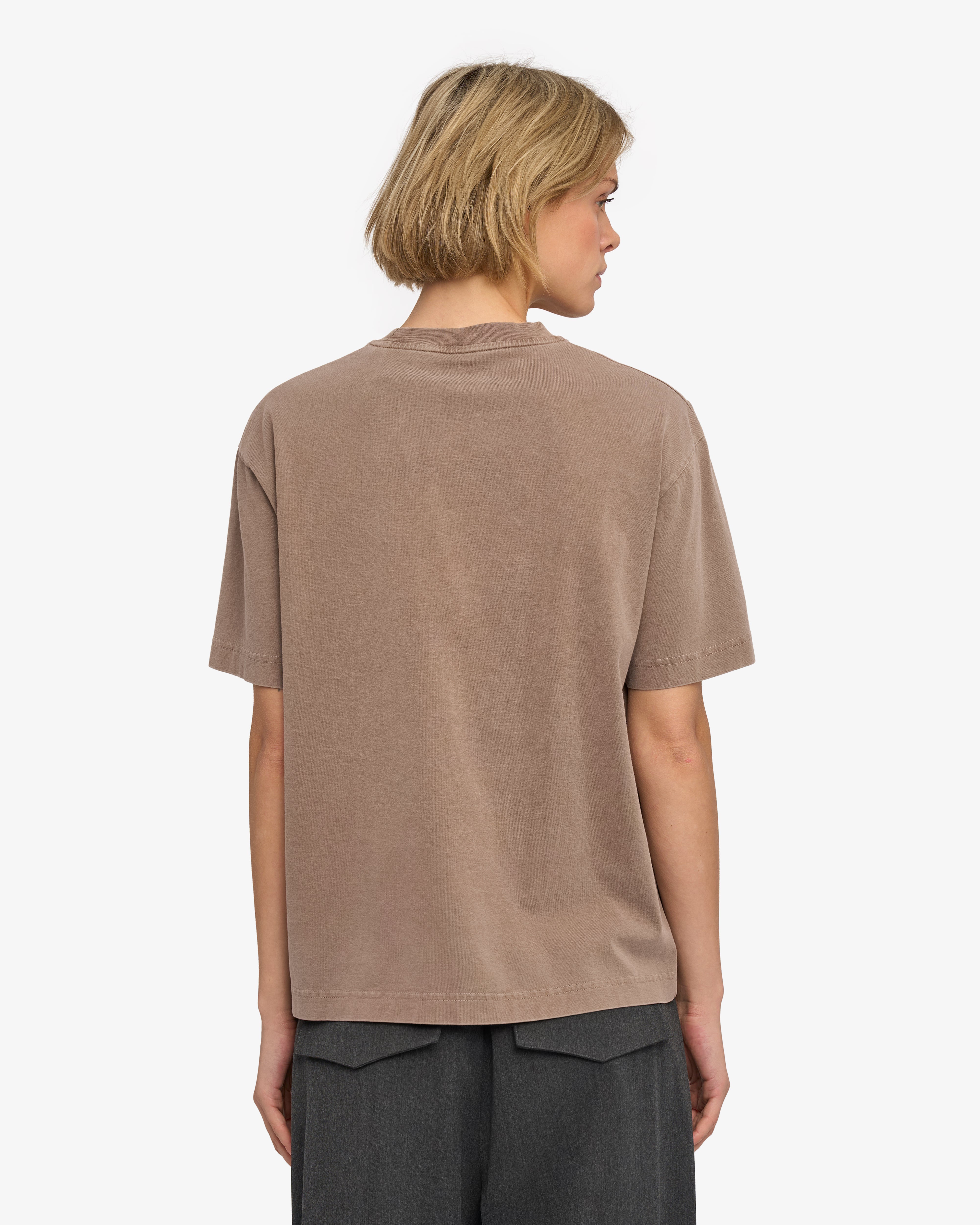 Oversized Organic T-Shirt - Faded Khaki