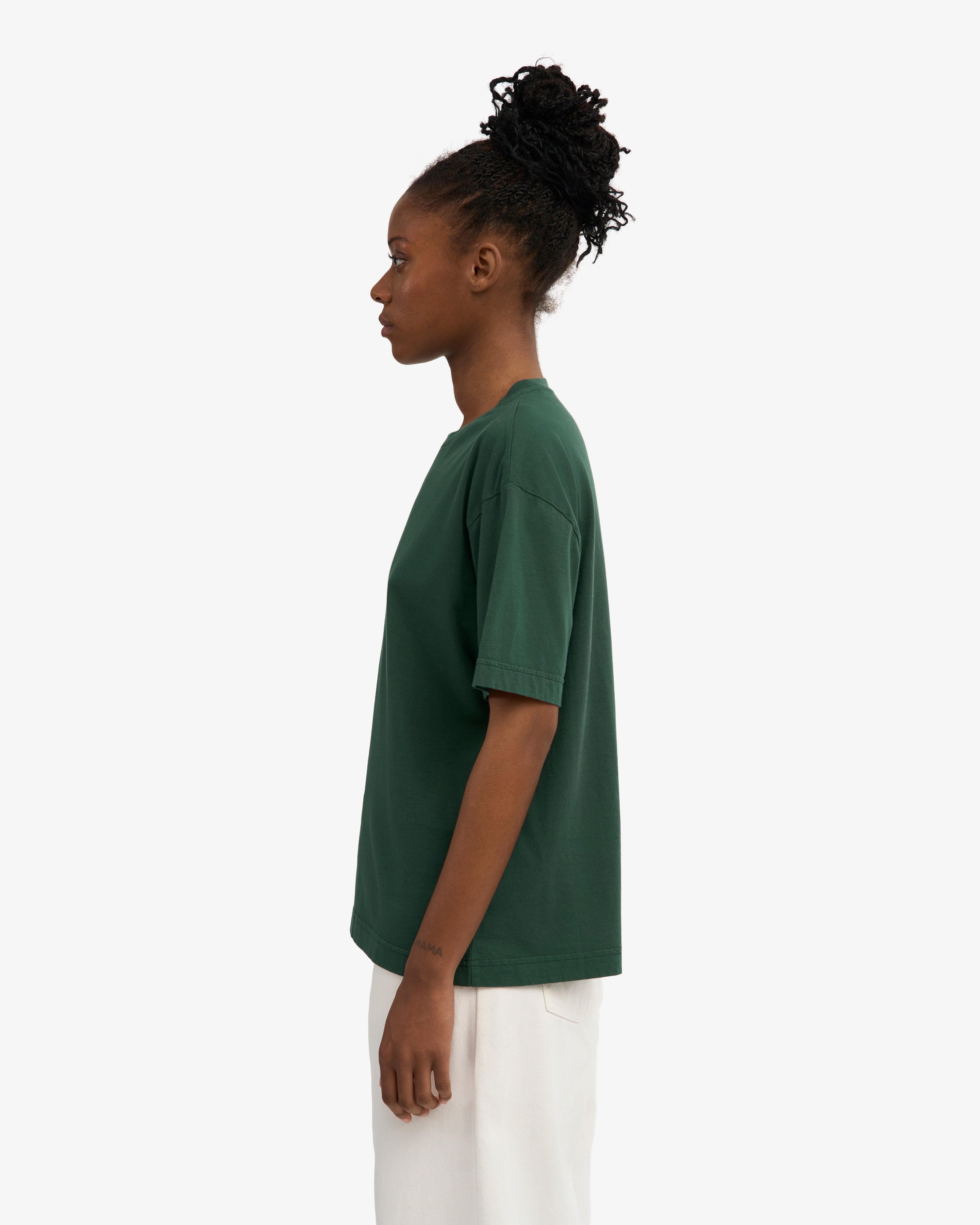 Oversized Organic T-Shirt - Emerald Green