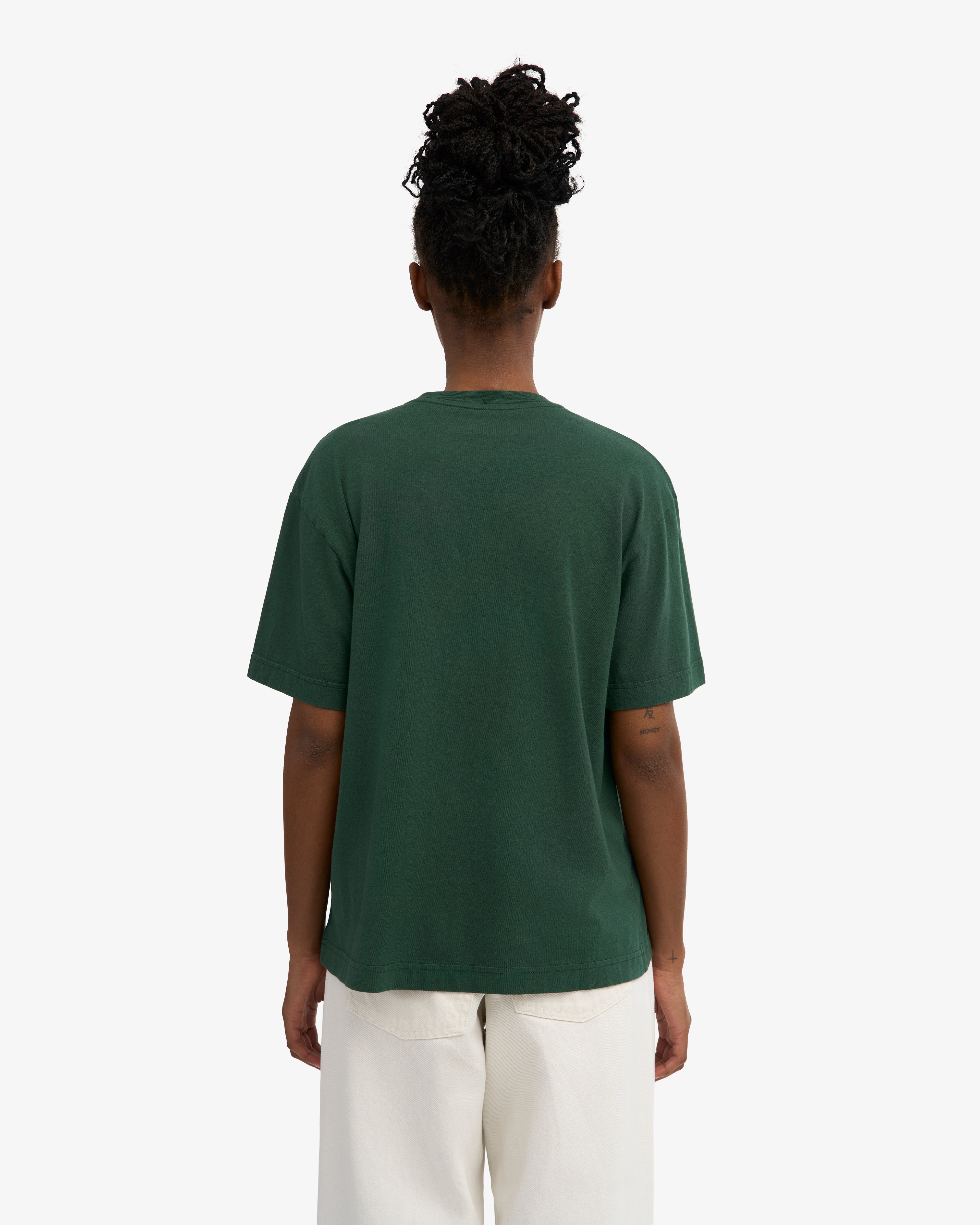 Oversized Organic T-Shirt - Emerald Green