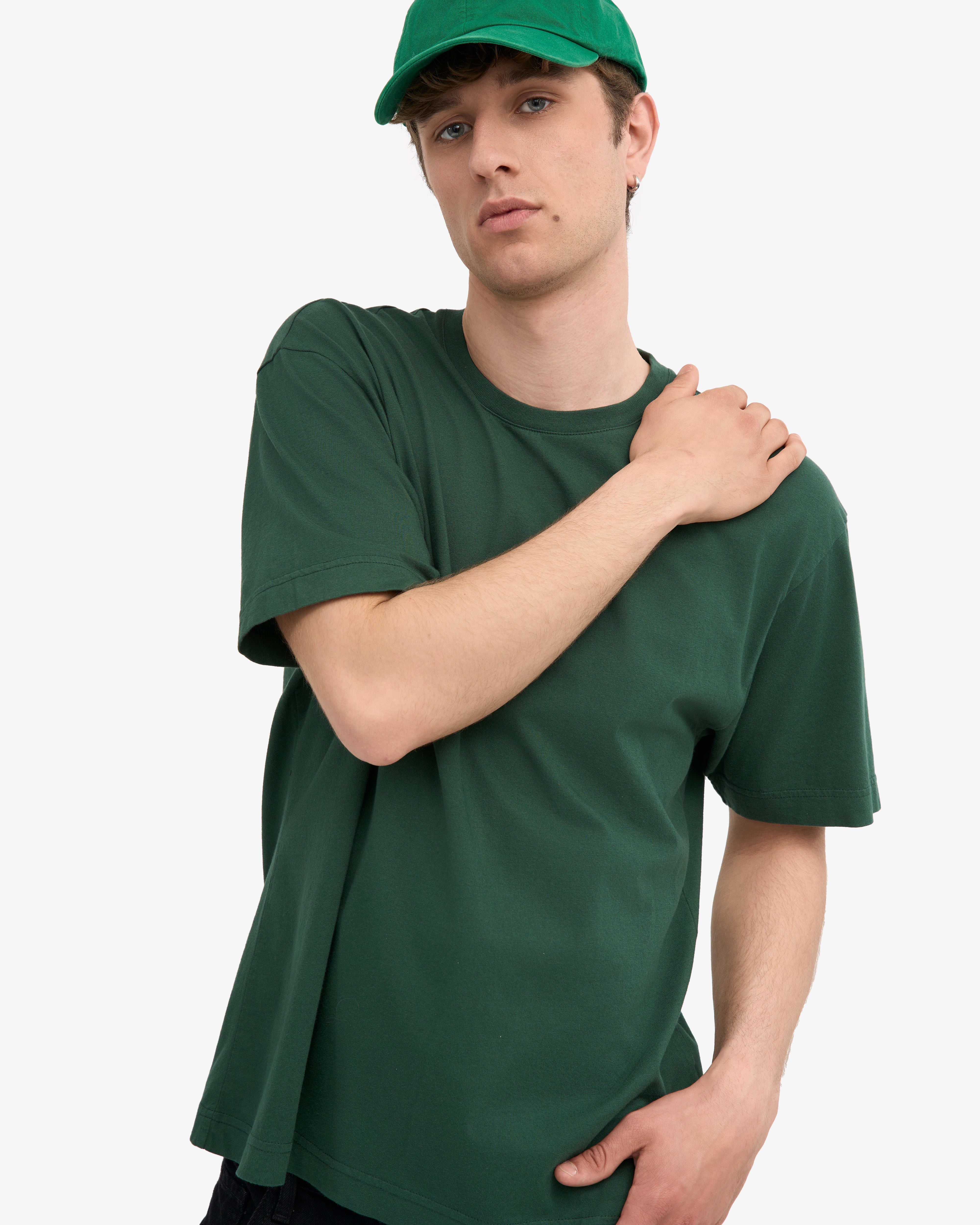 Oversized Organic T-Shirt - Emerald Green