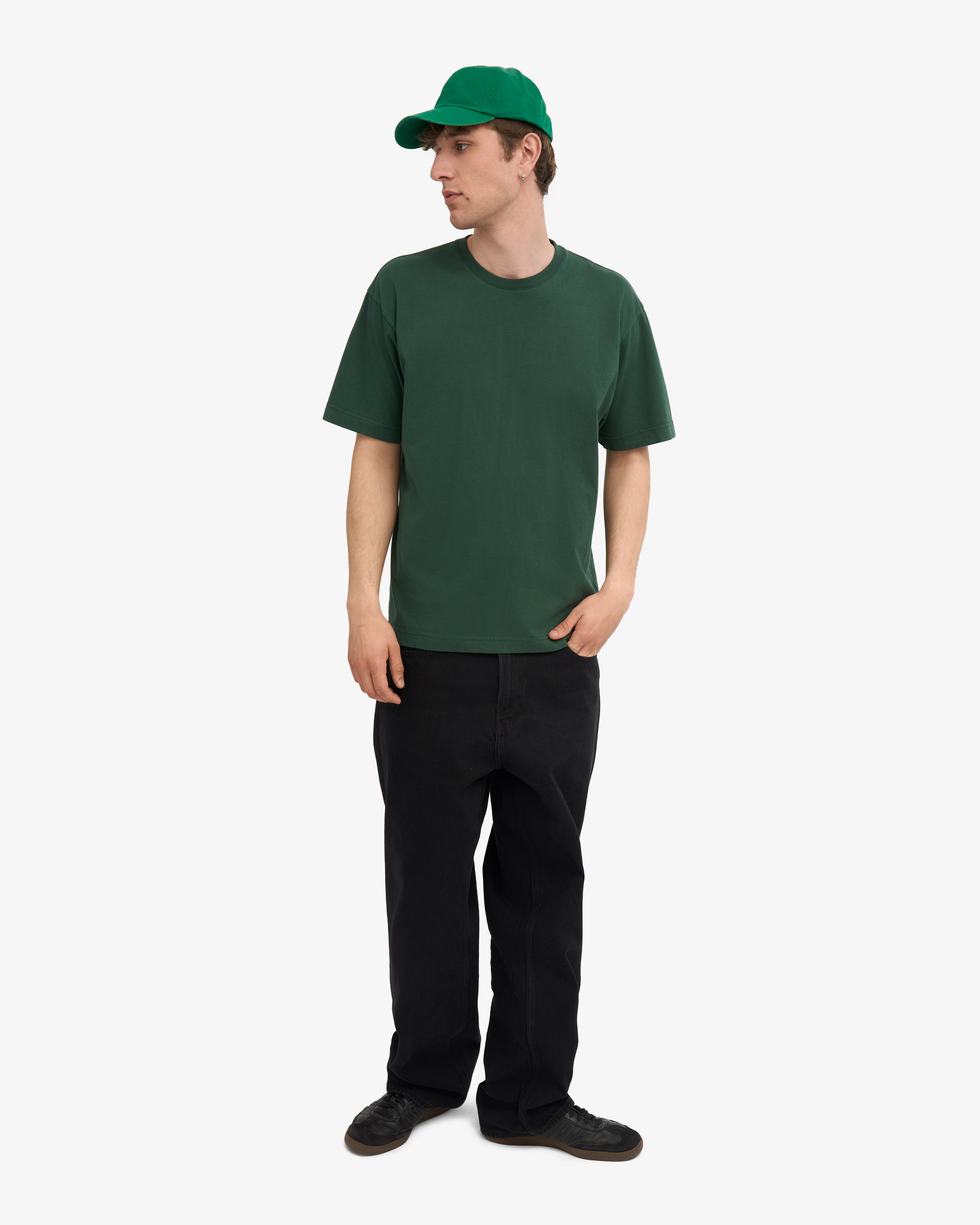 Oversized Organic T-Shirt - Emerald Green