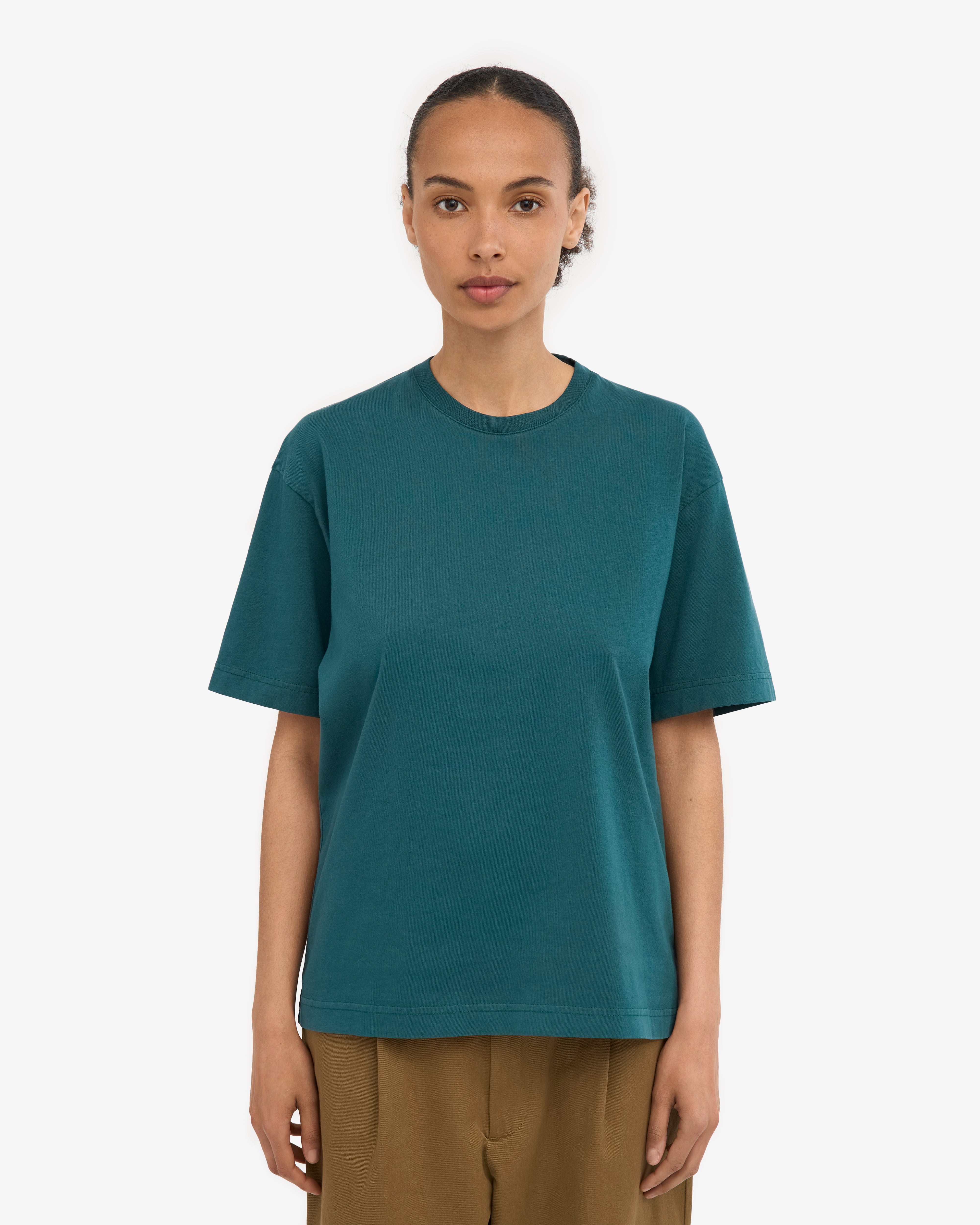 Oversized Organic T-Shirt - Ocean Green