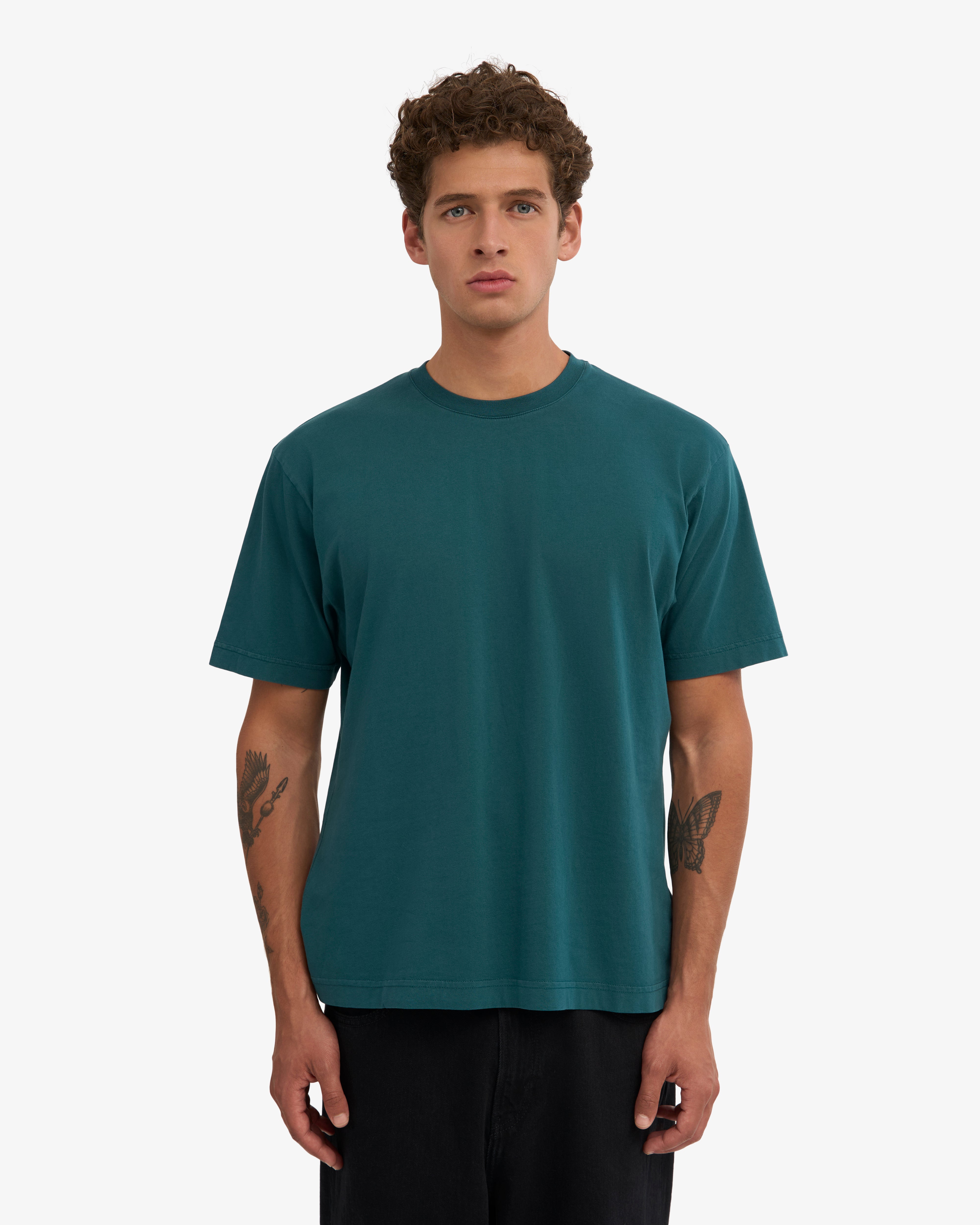 Oversized Organic T-Shirt - Ocean Green