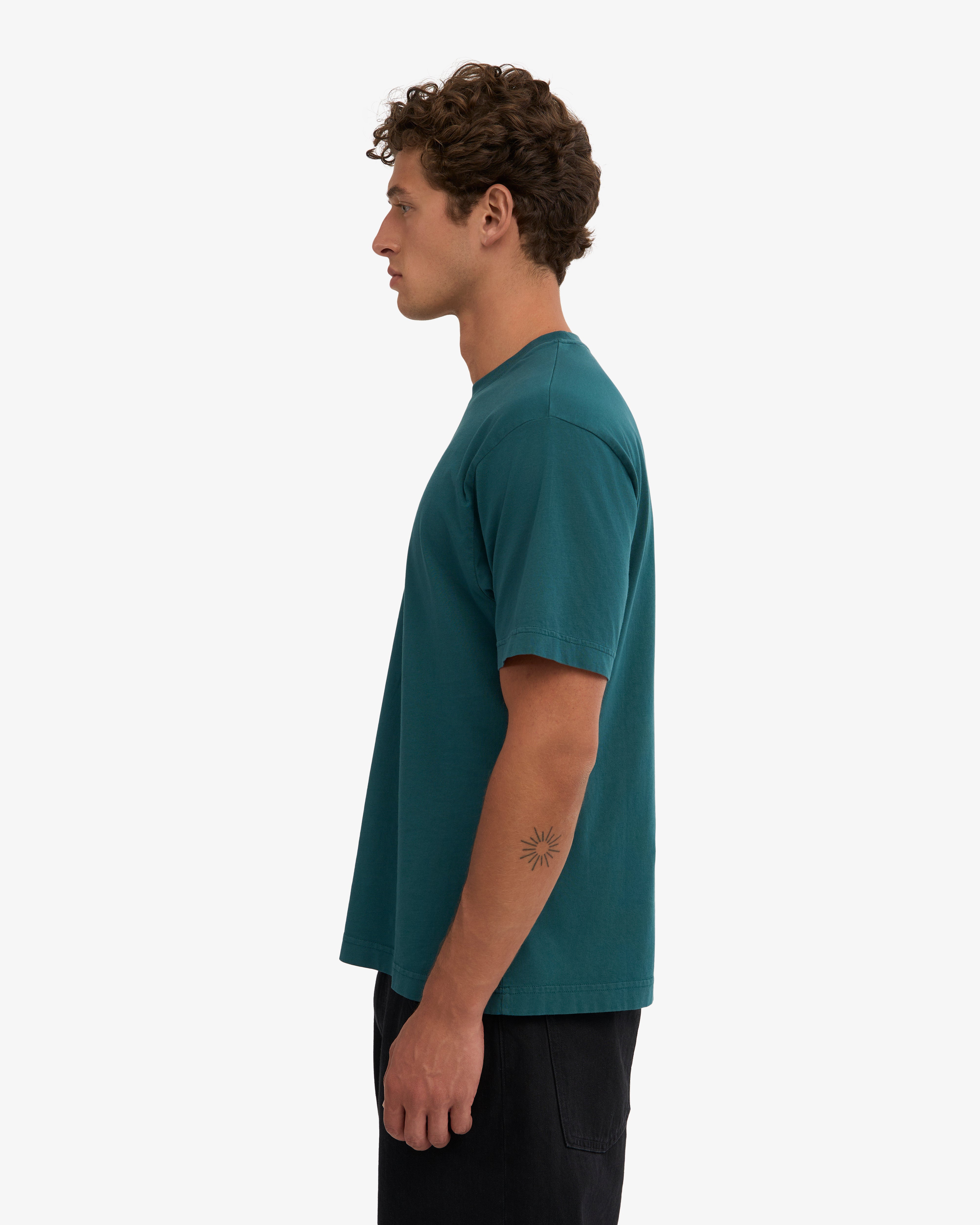 Oversized Organic T-Shirt - Ocean Green