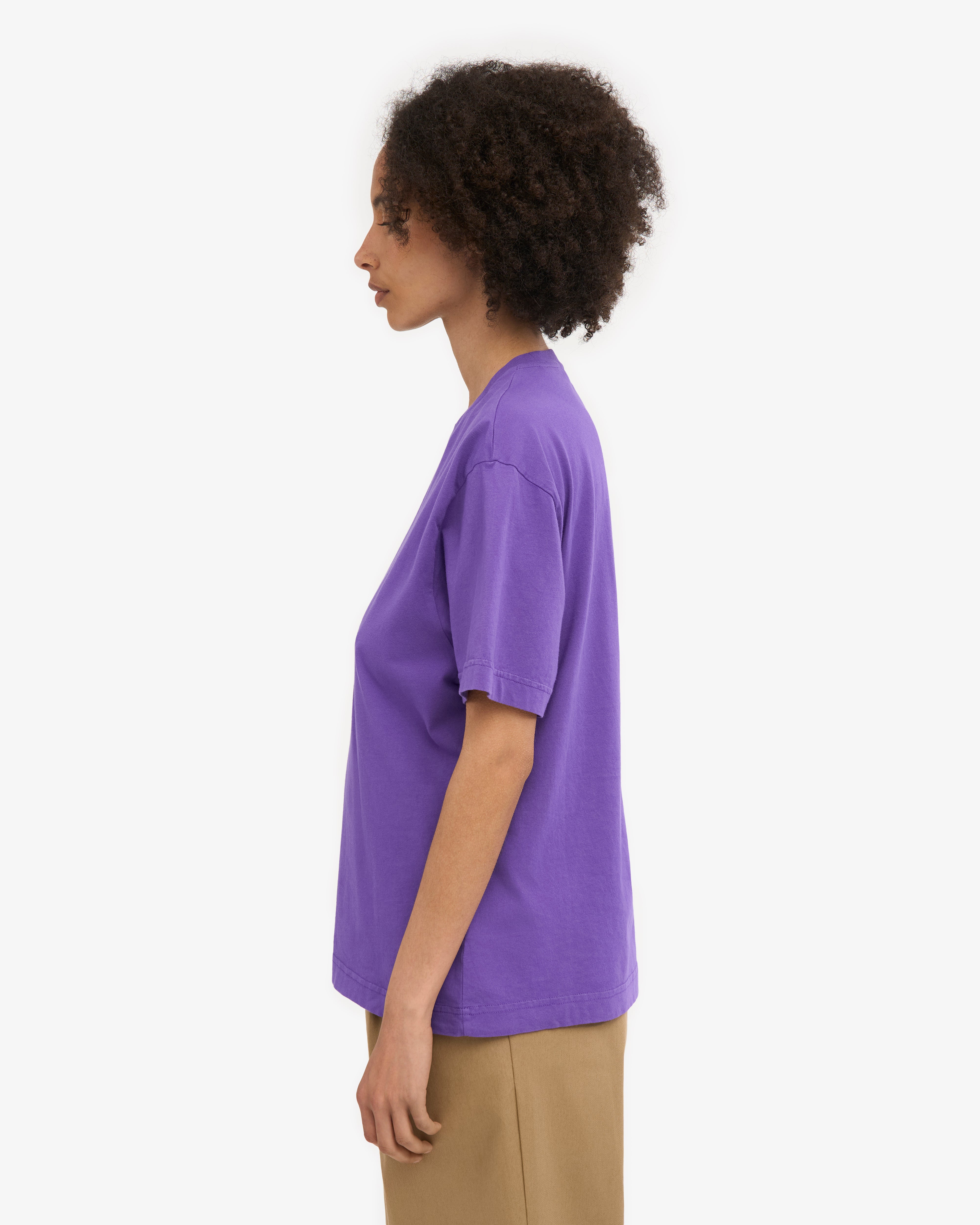 Oversized Organic T-Shirt - Ultra Violet