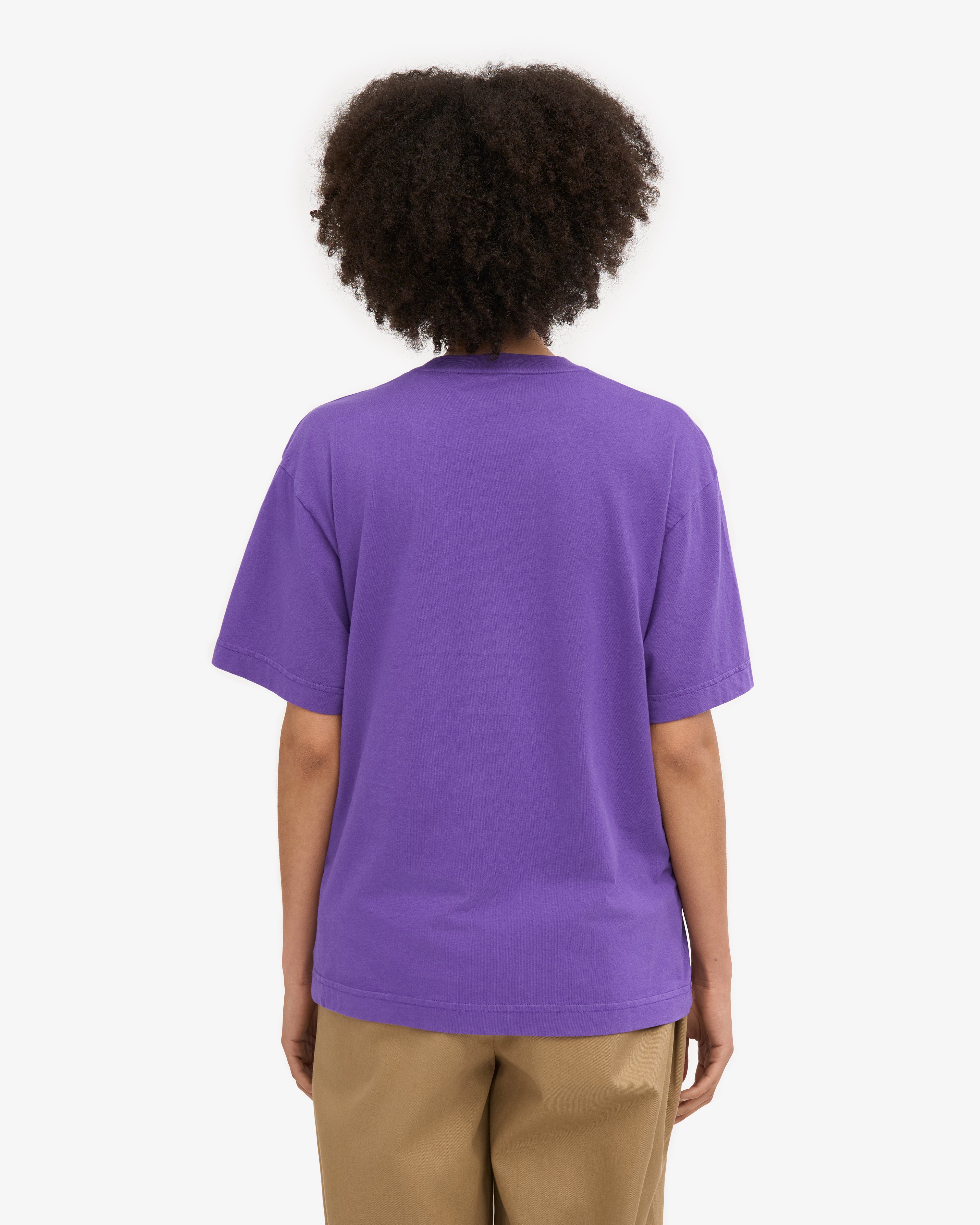 Oversized Organic T-Shirt - Ultra Violet