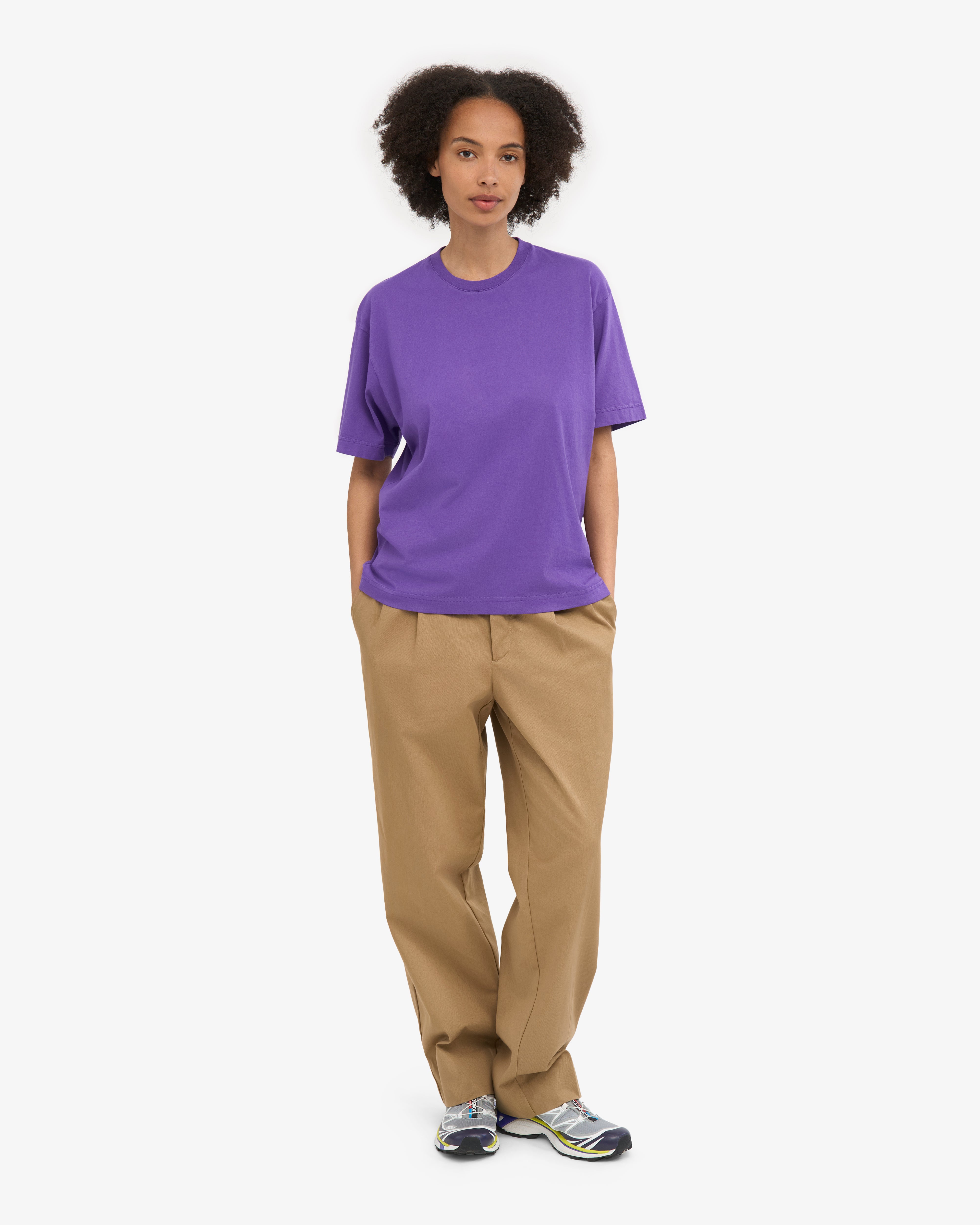 Oversized Organic T-Shirt - Ultra Violet