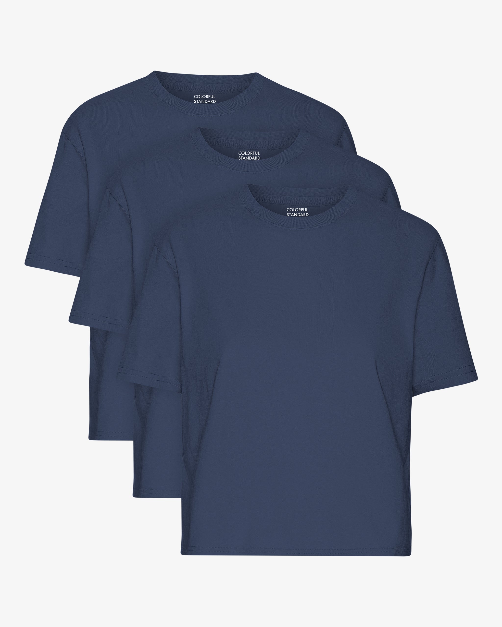 Organic Boxy Crop Tee Polar Blue main image 1