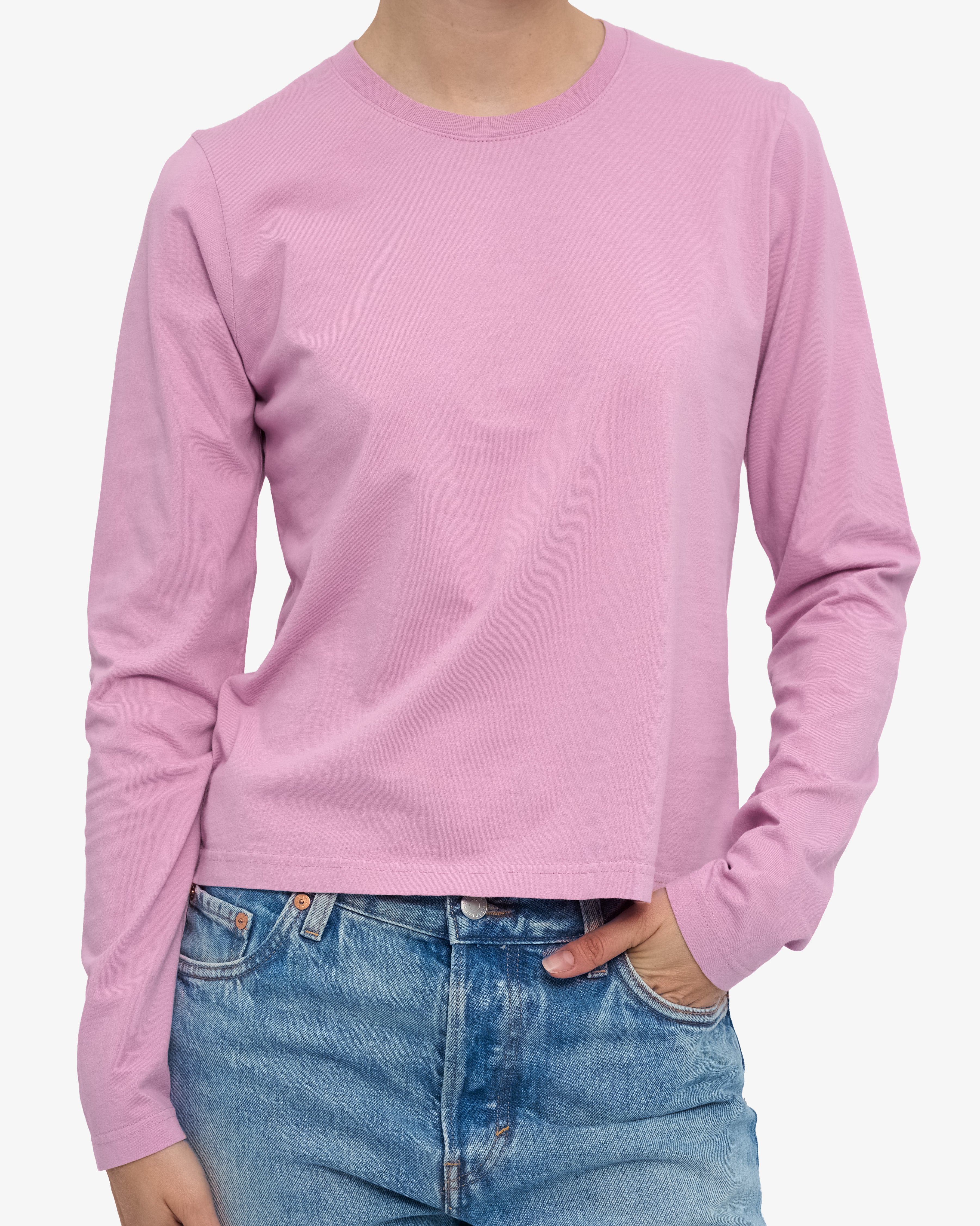 Women Organic LS T-Shirt - Cherry Blossom