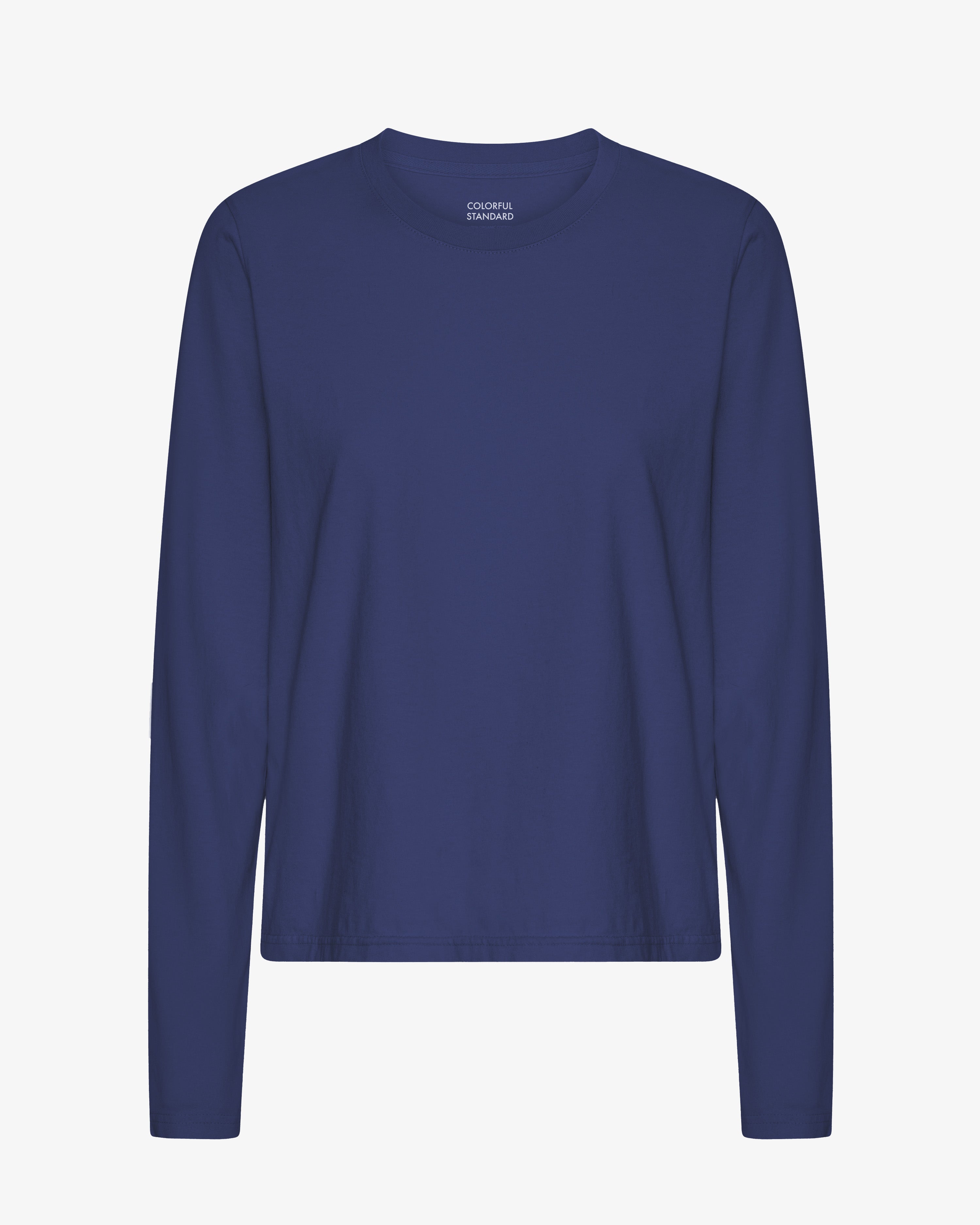 Women Organic LS T-Shirt - Marine Blue