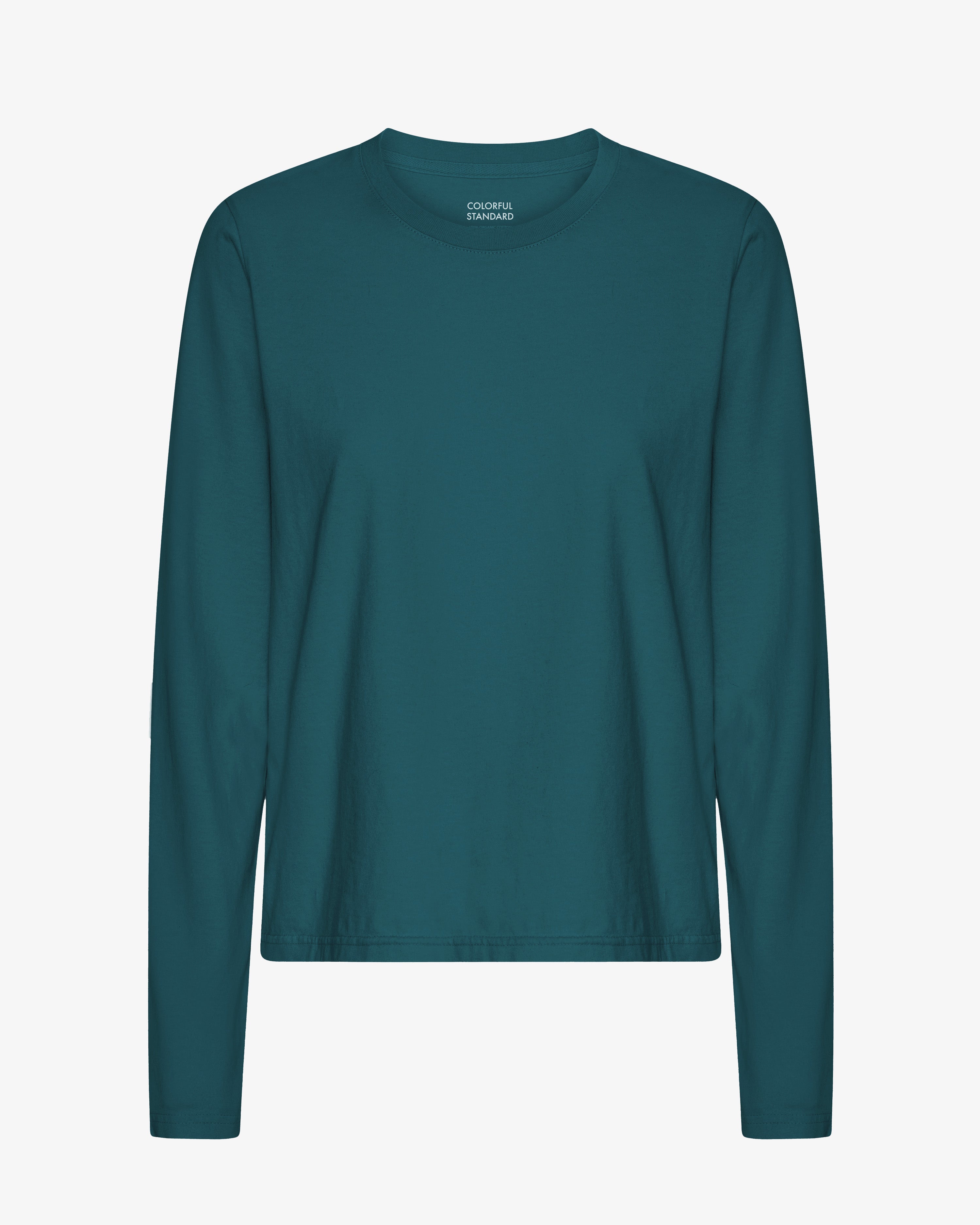 Women Organic LS T-Shirt - Ocean Green