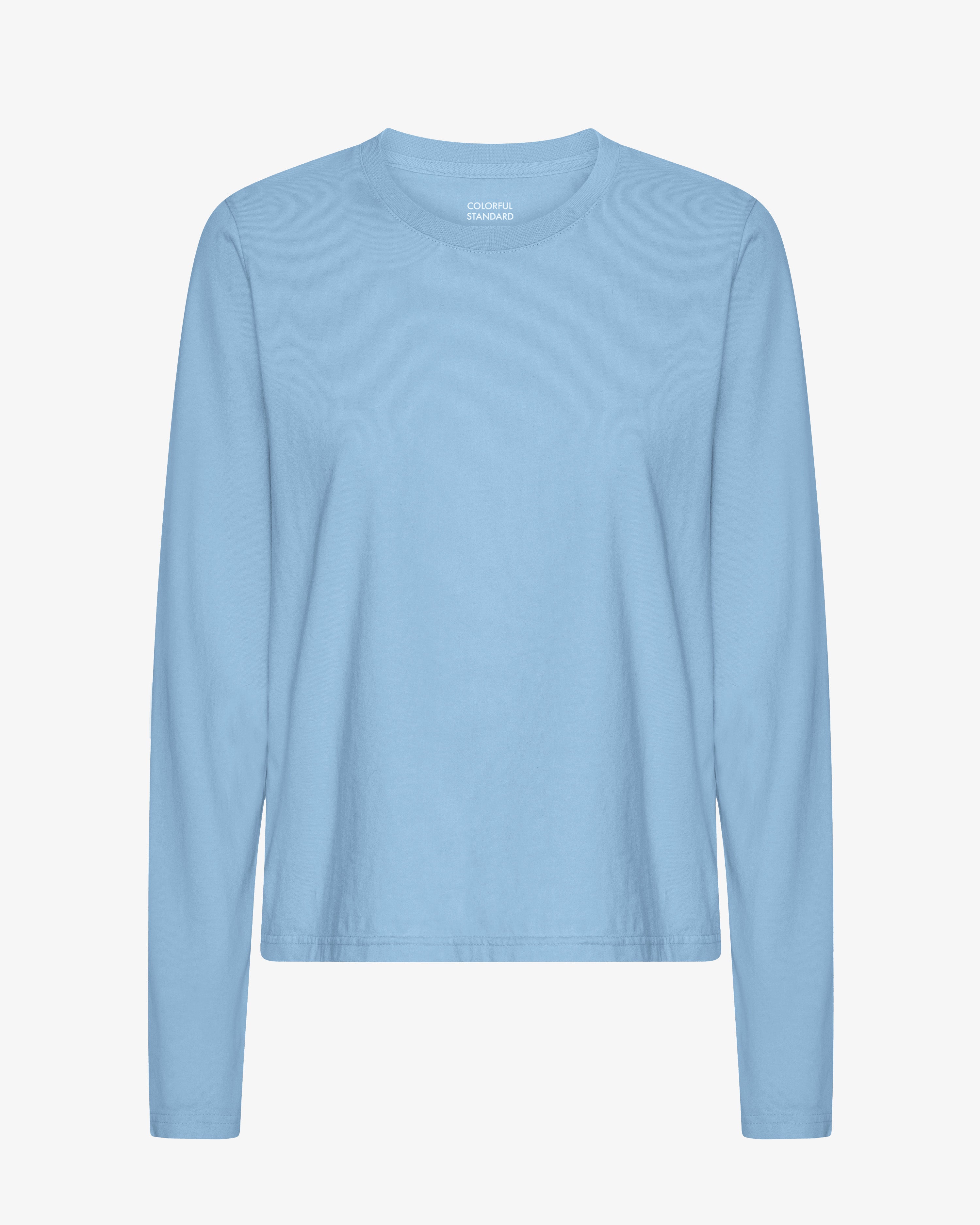 Women Organic LS T-Shirt - Seaside Blue