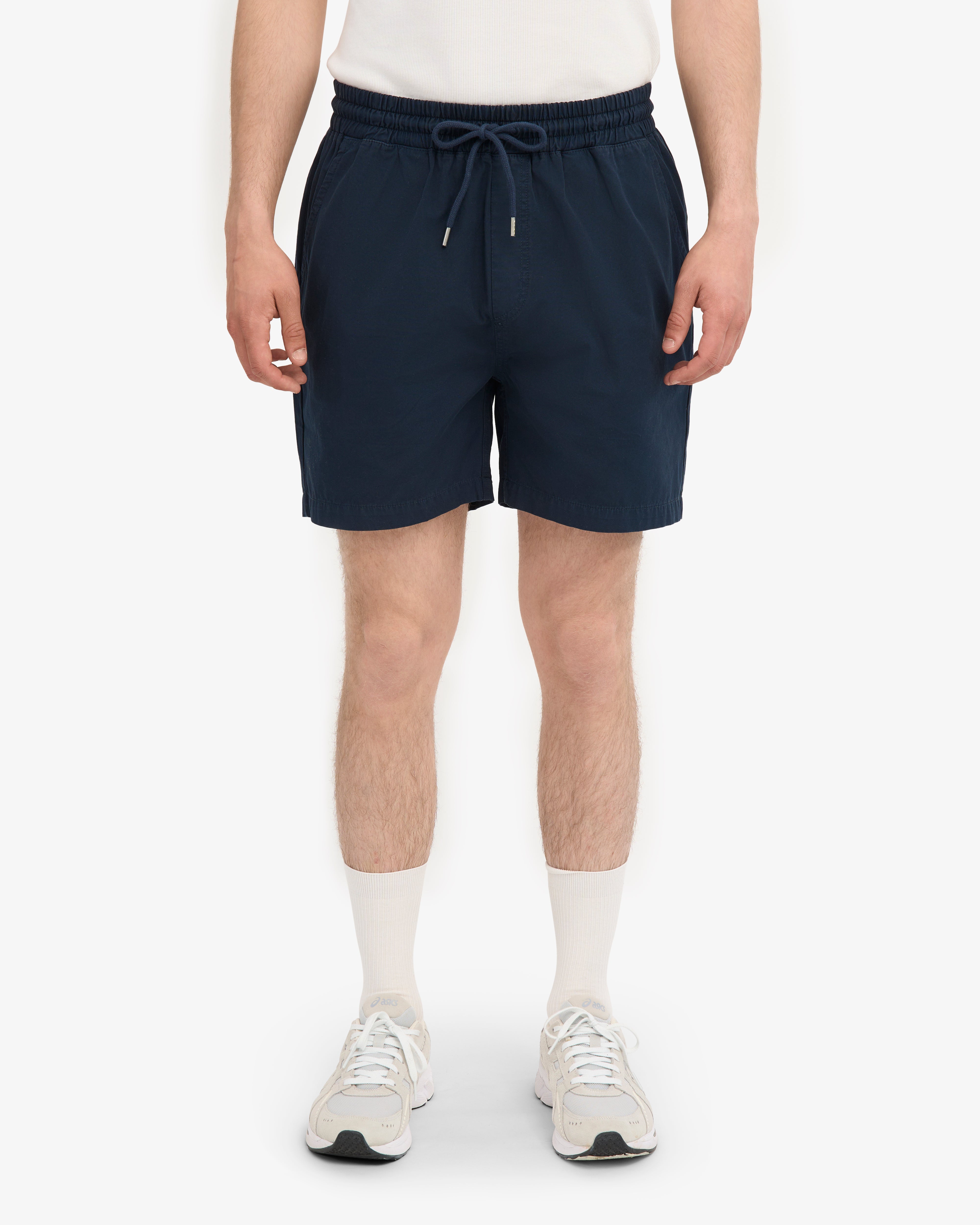 Organic Twill Shorts - Navy Blue