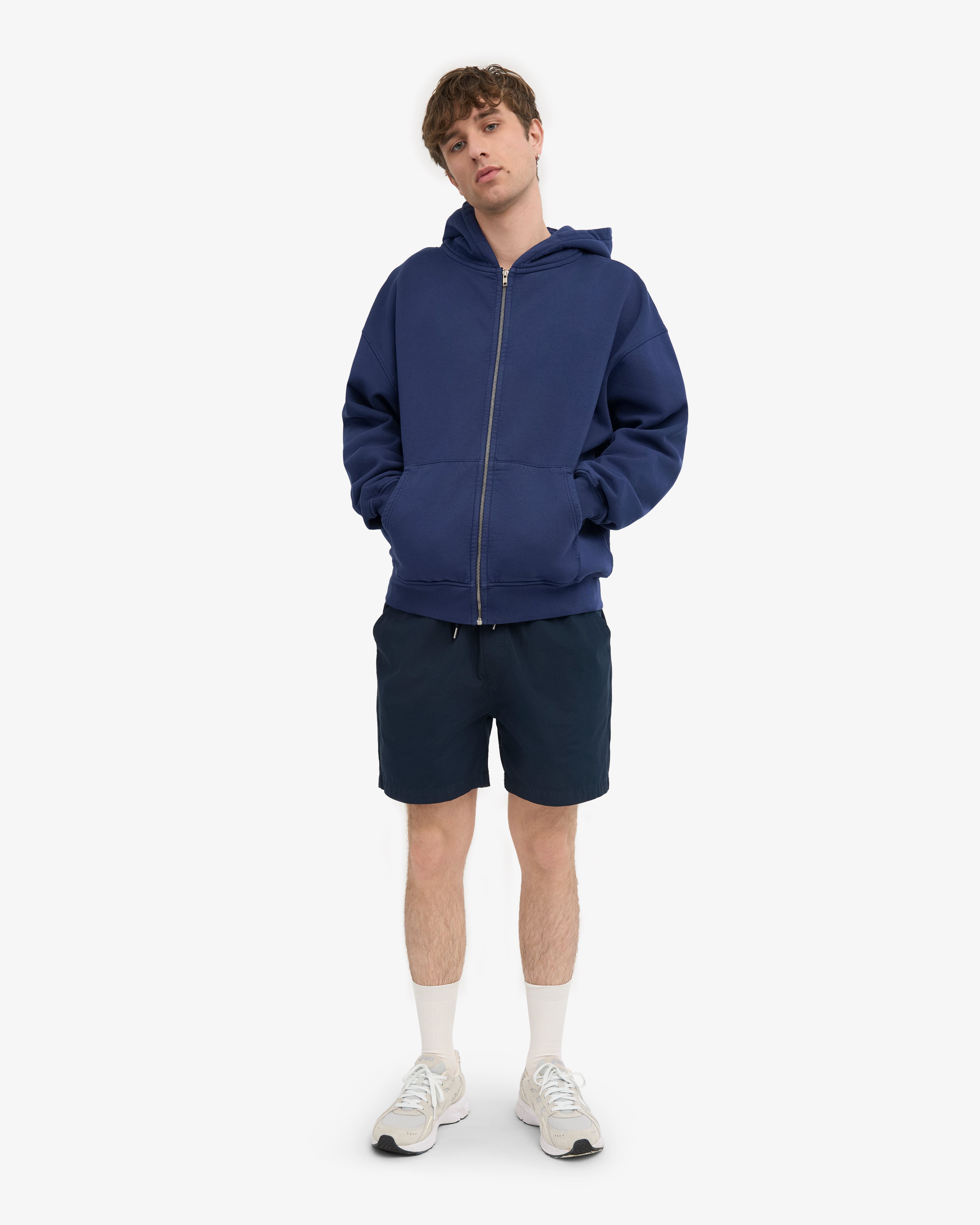 Organic Twill Shorts - Navy Blue