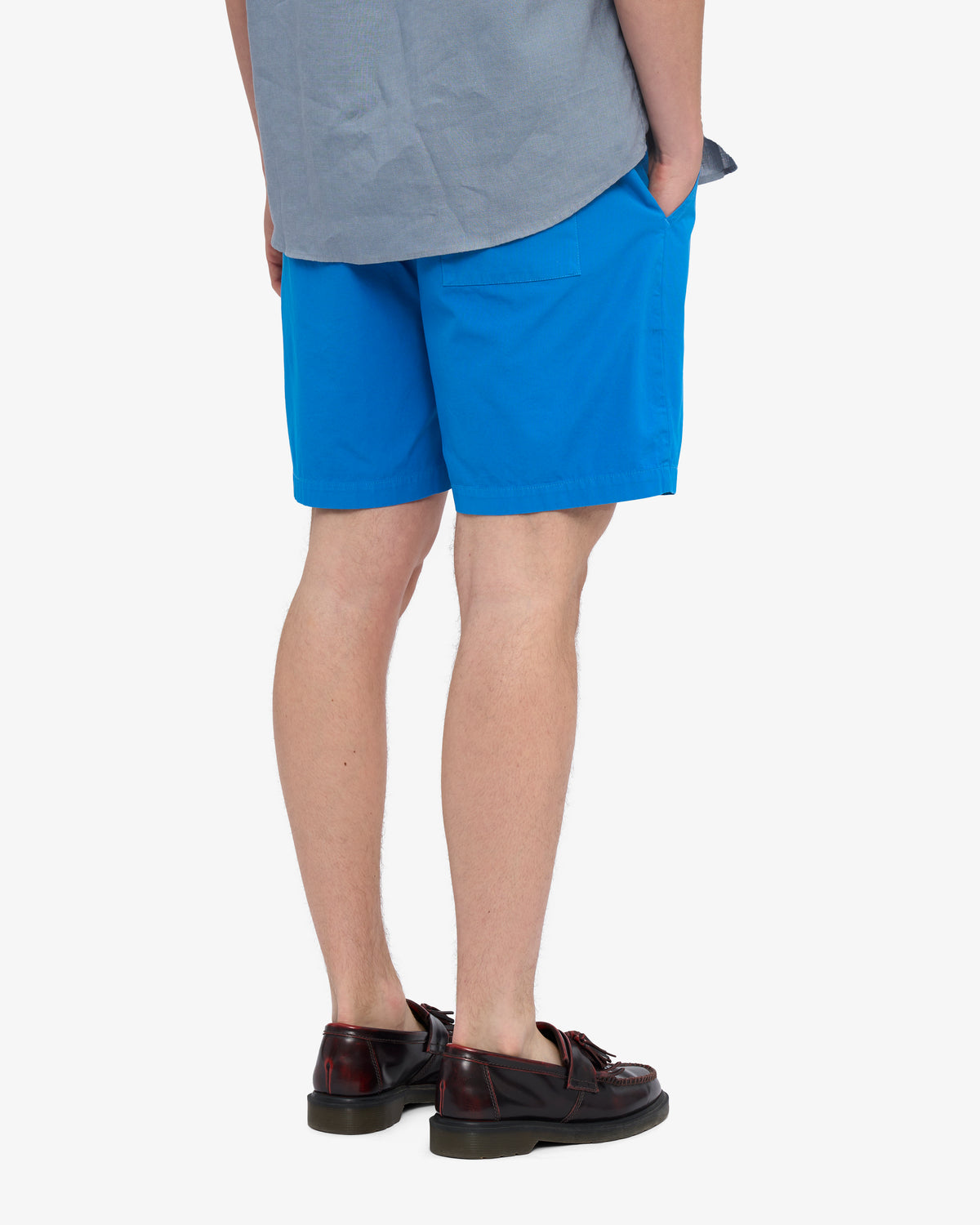 Organic Twill Shorts - Pacific Blue