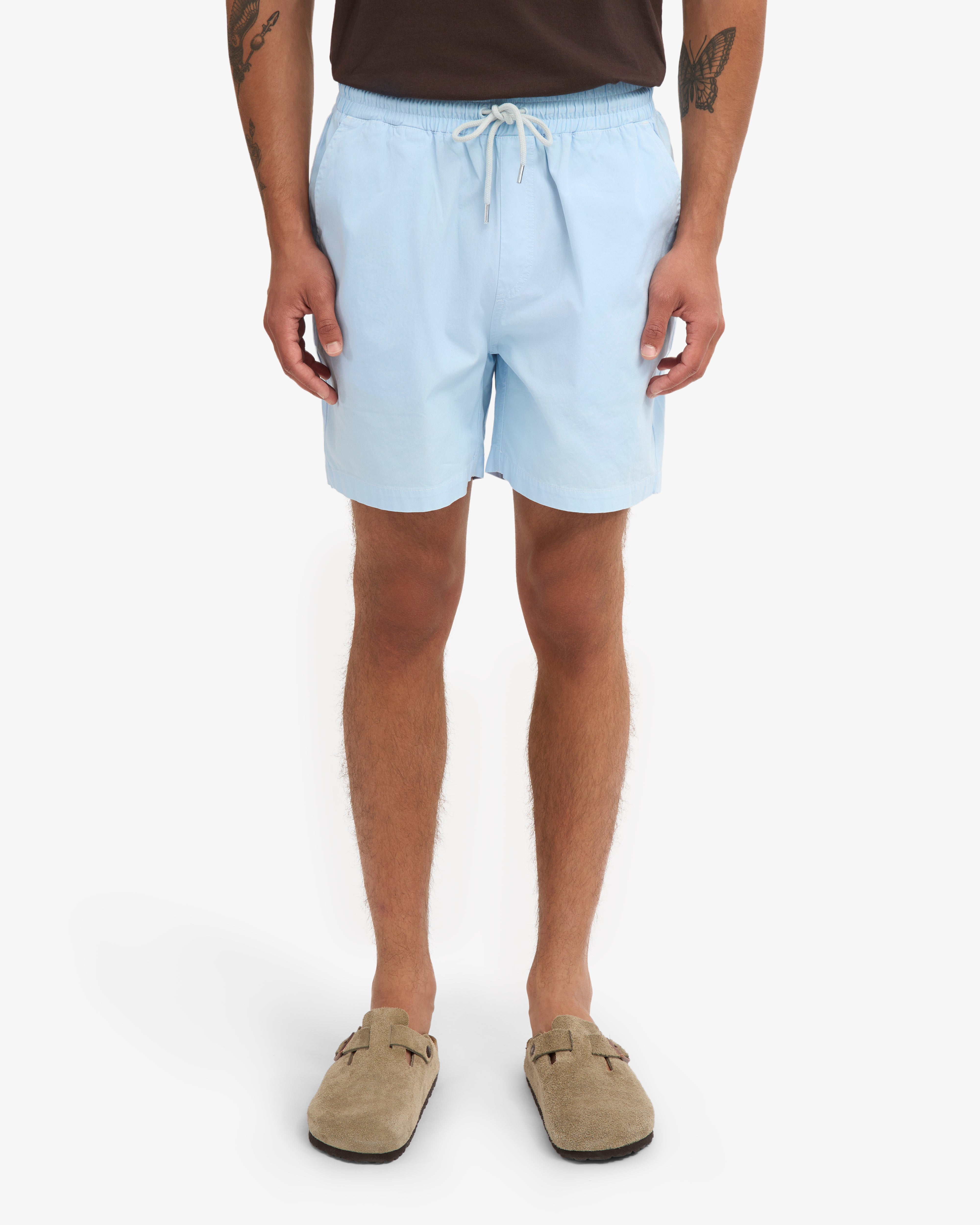 Organic Twill Shorts - Polar Blue