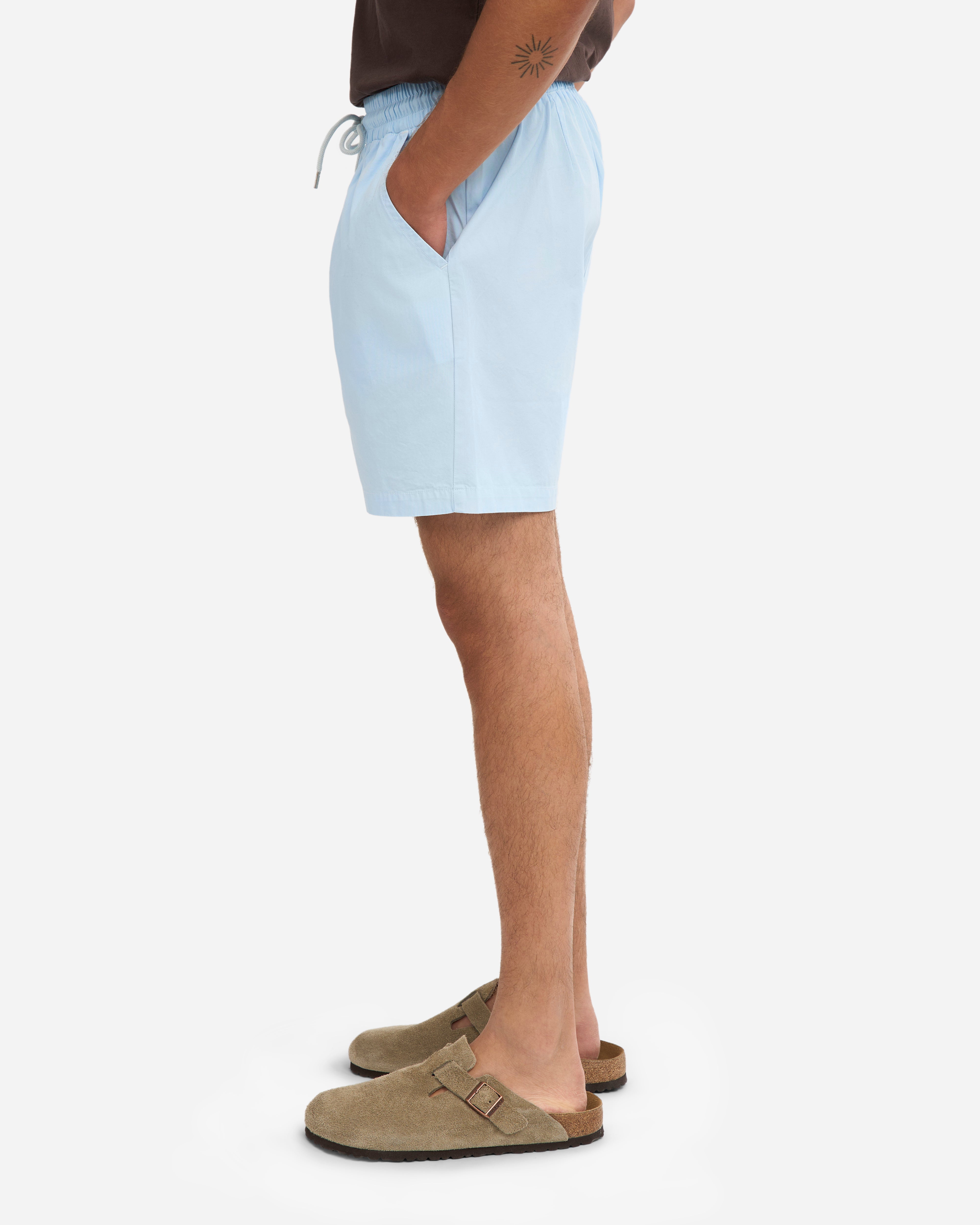 Organic Twill Shorts - Polar Blue