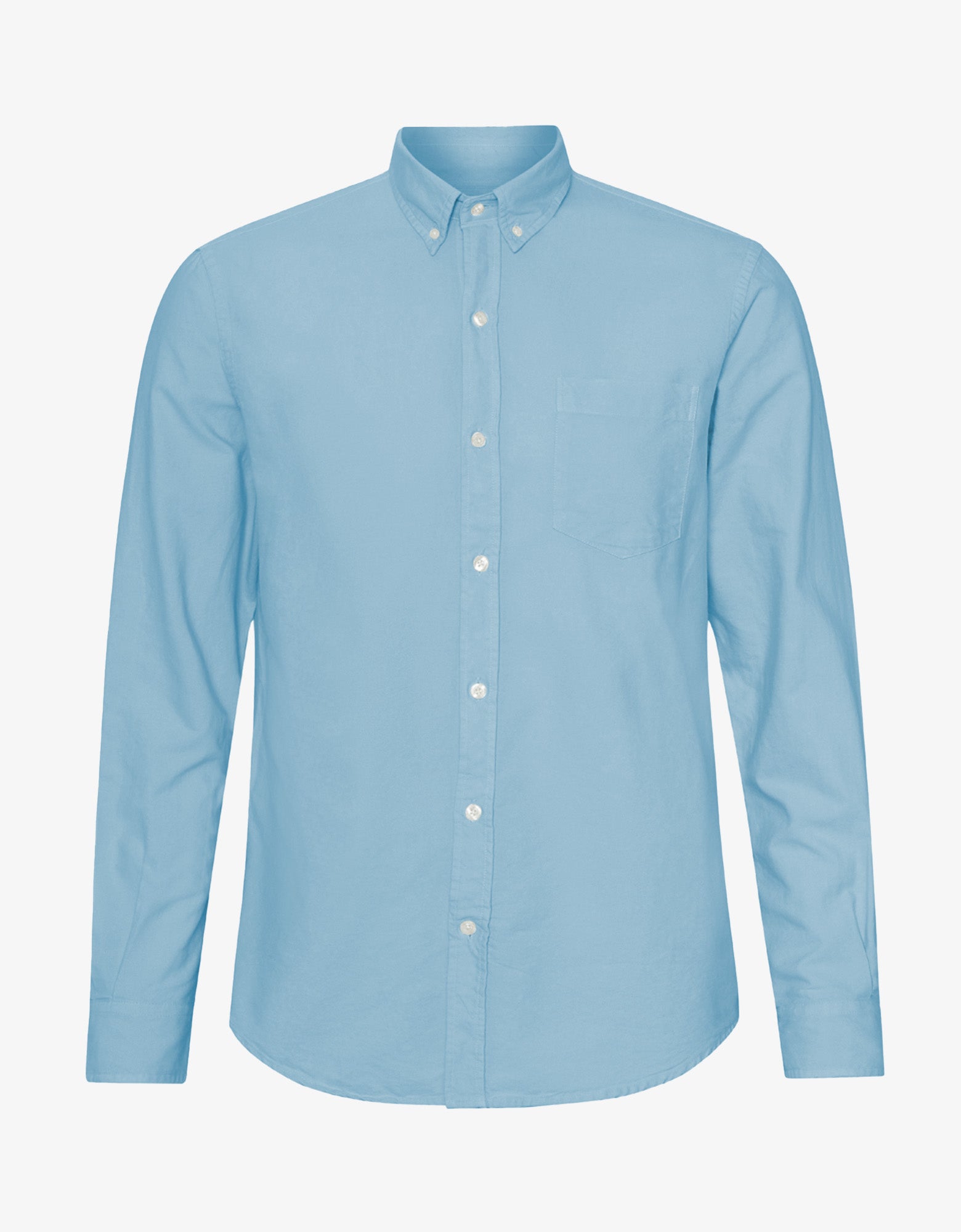 Organic Button Down Shirt - Seaside Blue